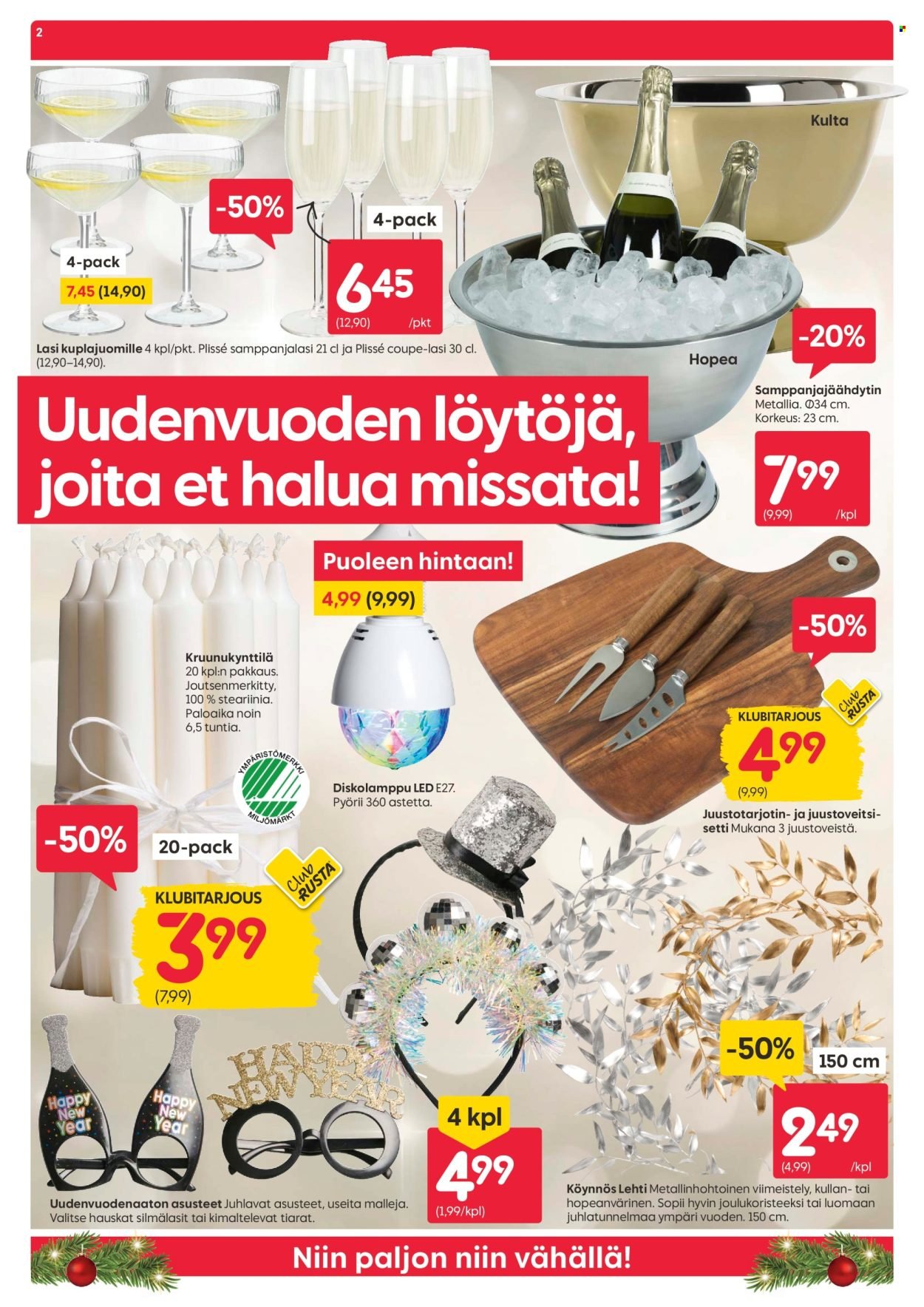 RUSTA tarjoukset - Alkaen KE 24.12.2025