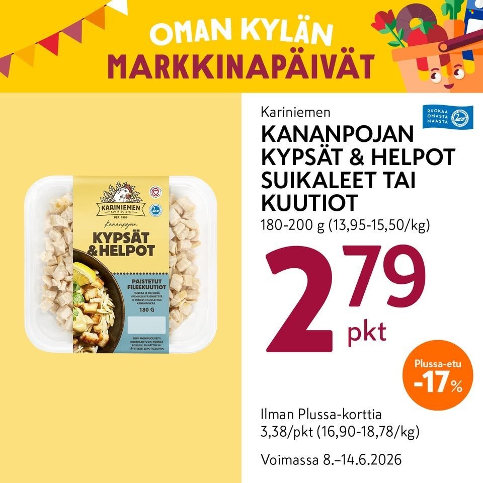 K-MARKET tarjoukset - Alkaen MA 8.6.2026