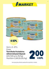 S-MARKET tarjoukset - Tonnikala