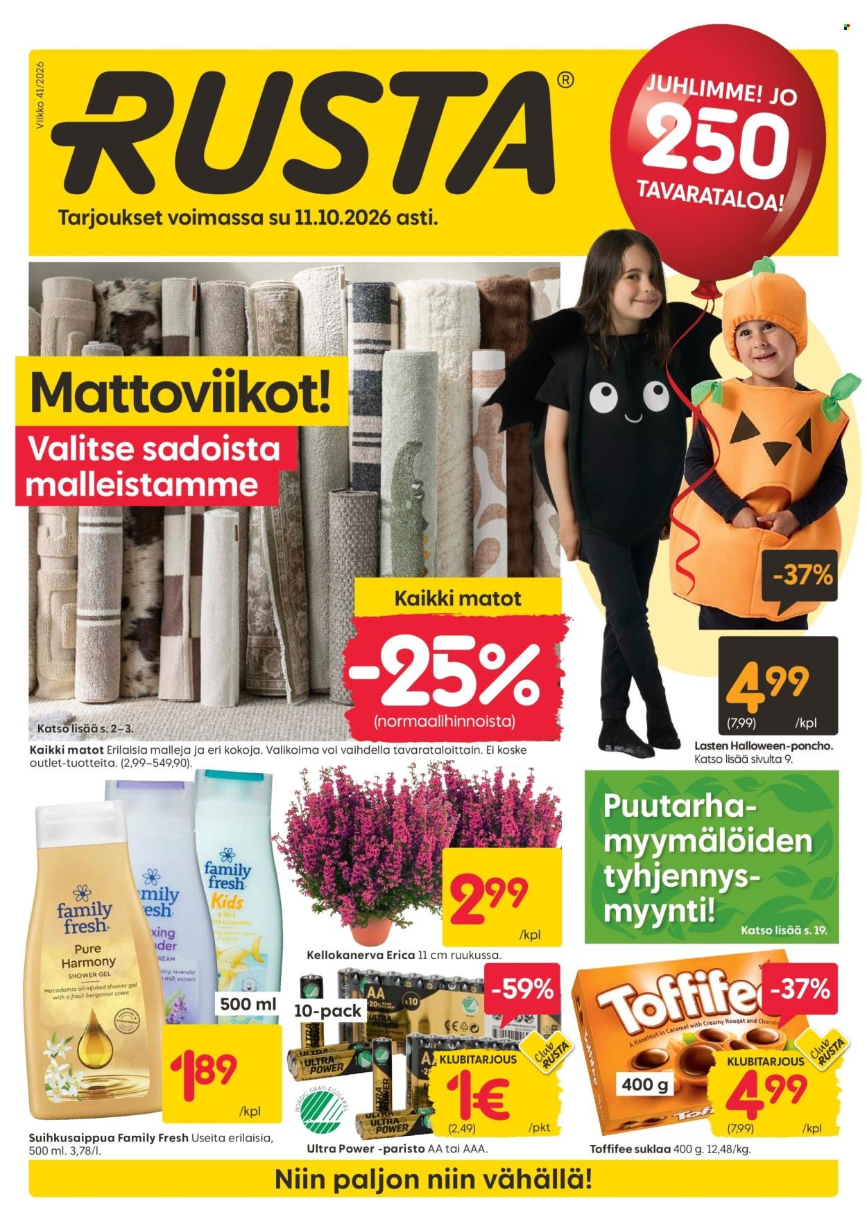 RUSTA tarjoukset - Alkaen MA 5.10.2026