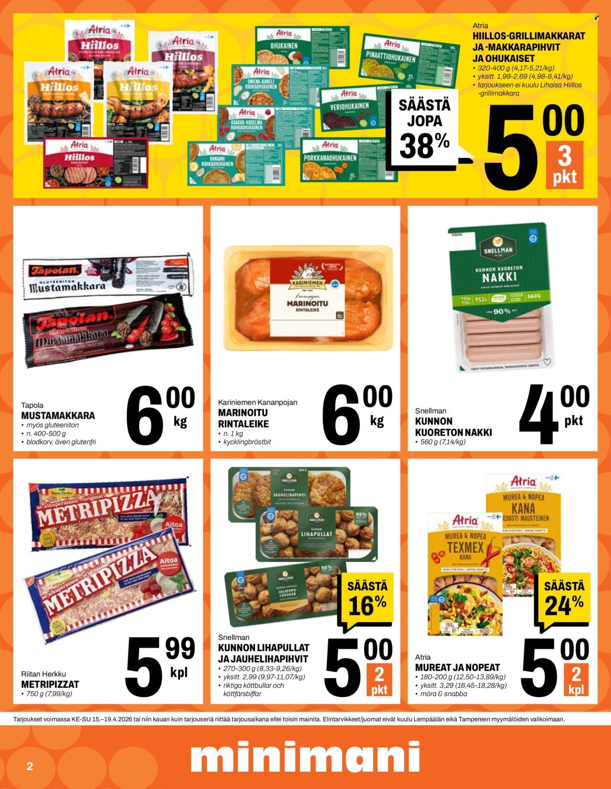 MINIMANI tarjoukset - Alkaen KE 15.4.2026