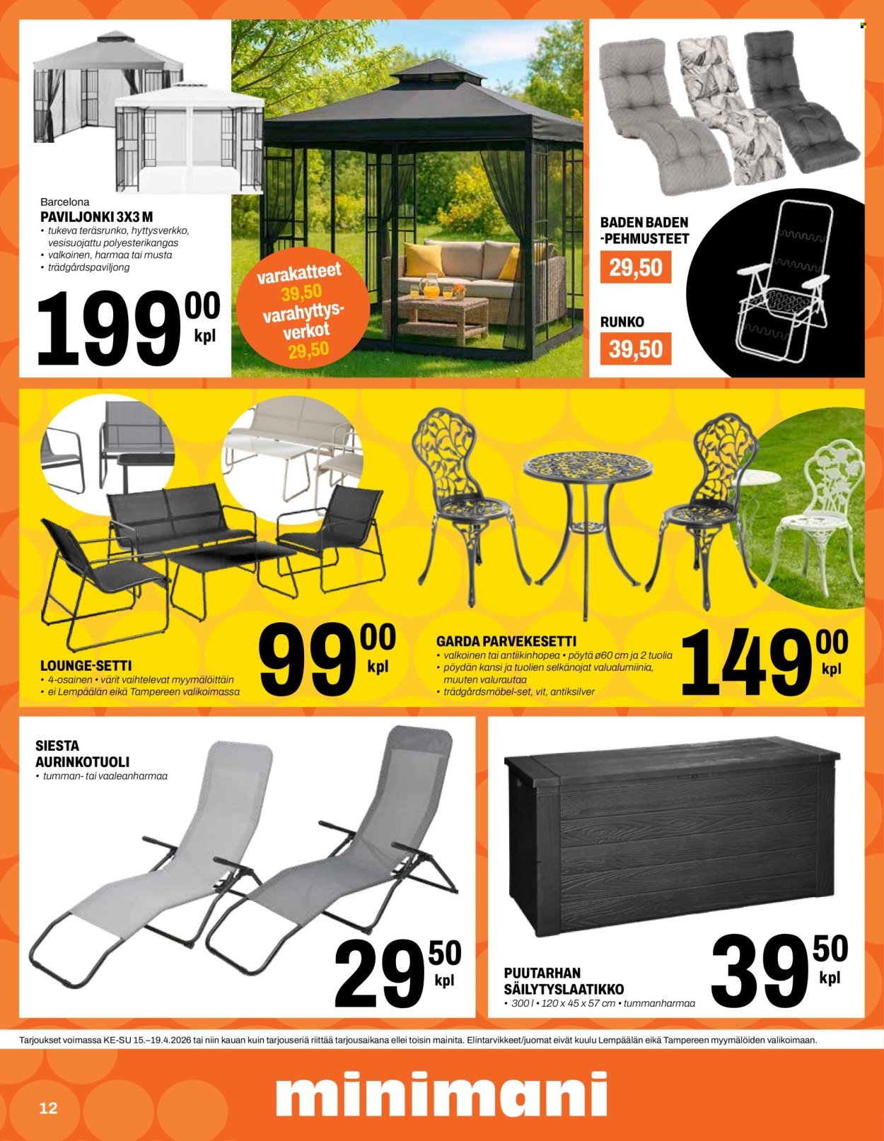 MINIMANI tarjoukset - Alkaen KE 15.4.2026