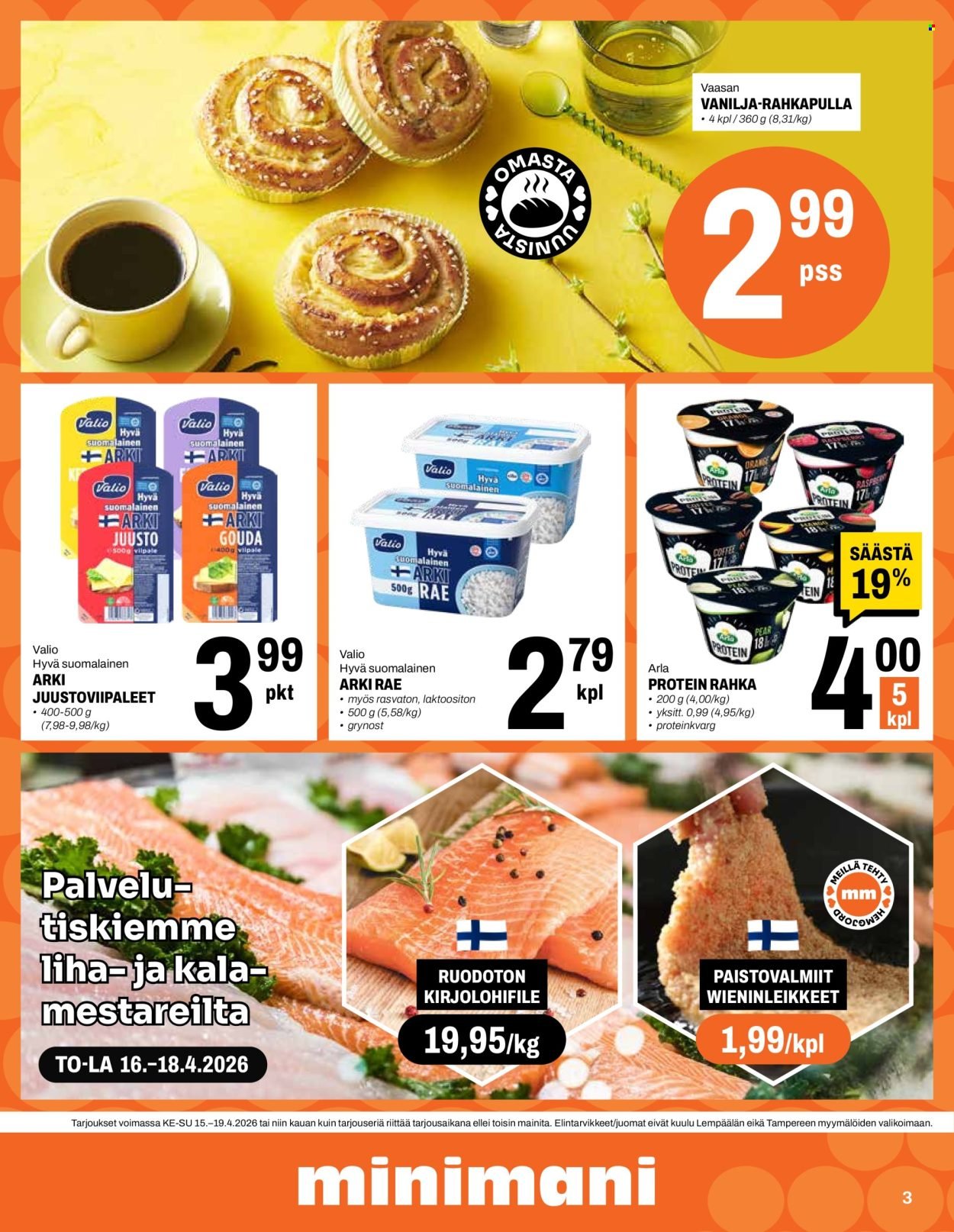 MINIMANI tarjoukset - Alkaen KE 15.4.2026