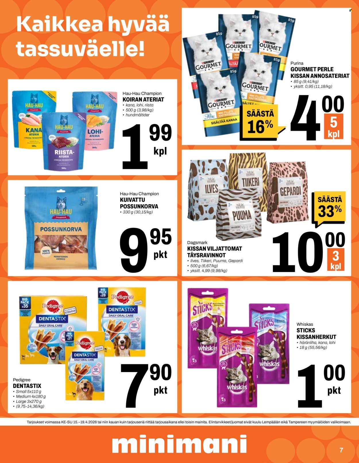 MINIMANI tarjoukset - Alkaen KE 15.4.2026