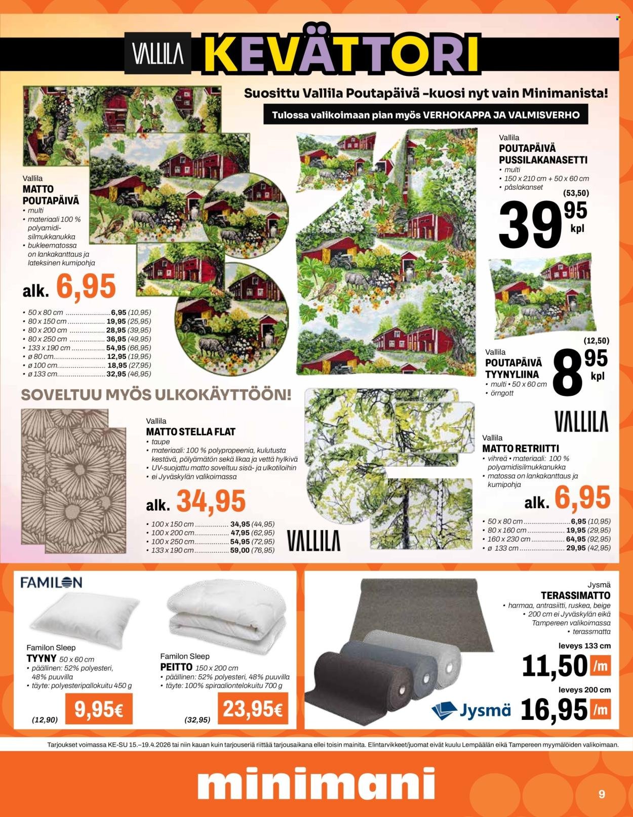MINIMANI tarjoukset - Alkaen KE 15.4.2026
