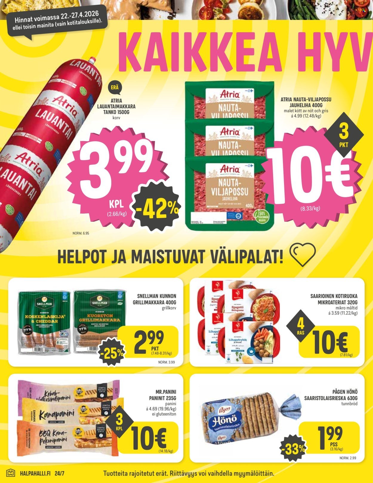HALPAHALLI tarjoukset - Uusin tarjouslehtemme