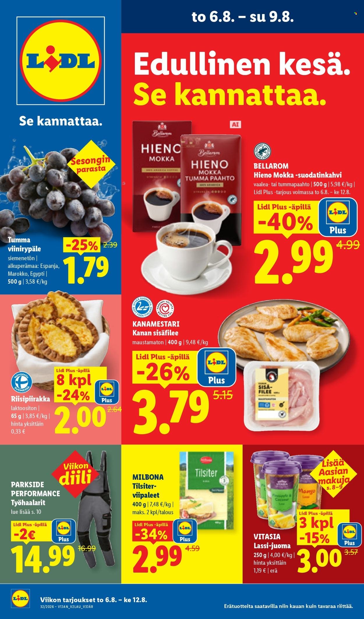 LIDL tarjoukset - Alkaen TO 6.8.2026