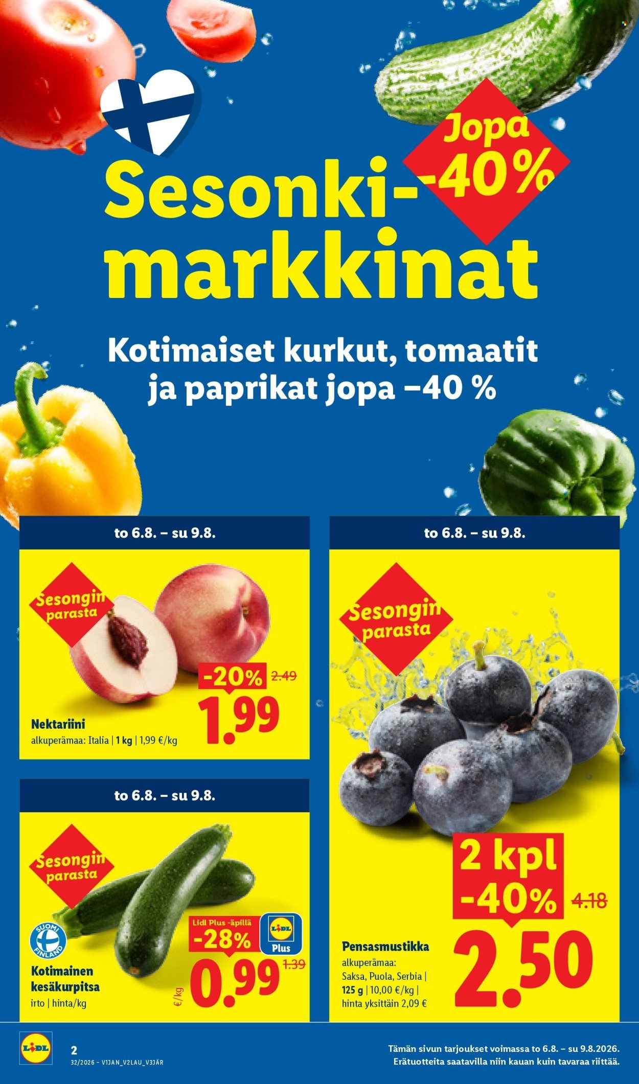 LIDL tarjoukset - Alkaen TO 6.8.2026