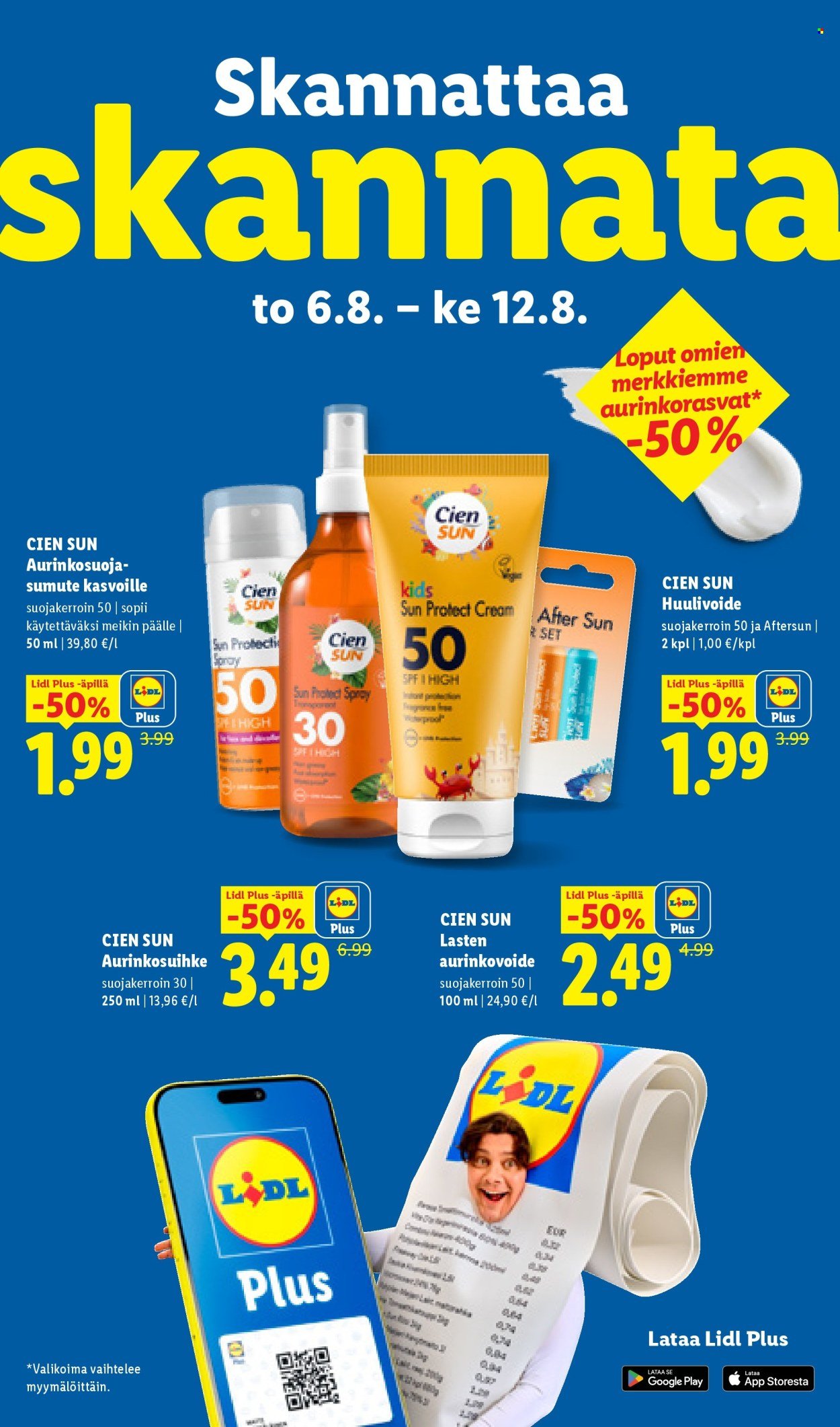 LIDL tarjoukset - Alkaen TO 6.8.2026