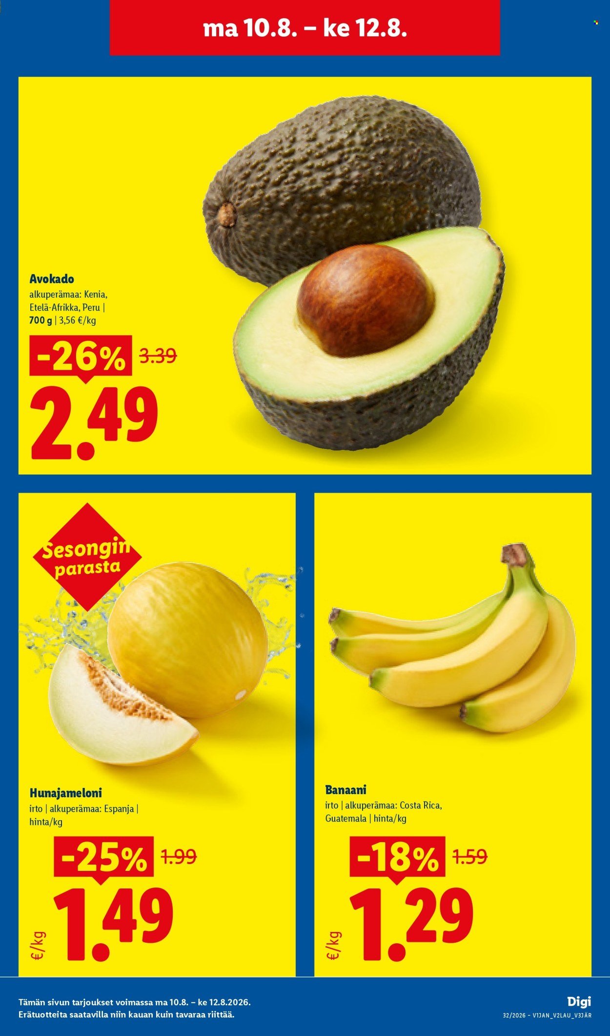 LIDL tarjoukset - Alkaen TO 6.8.2026