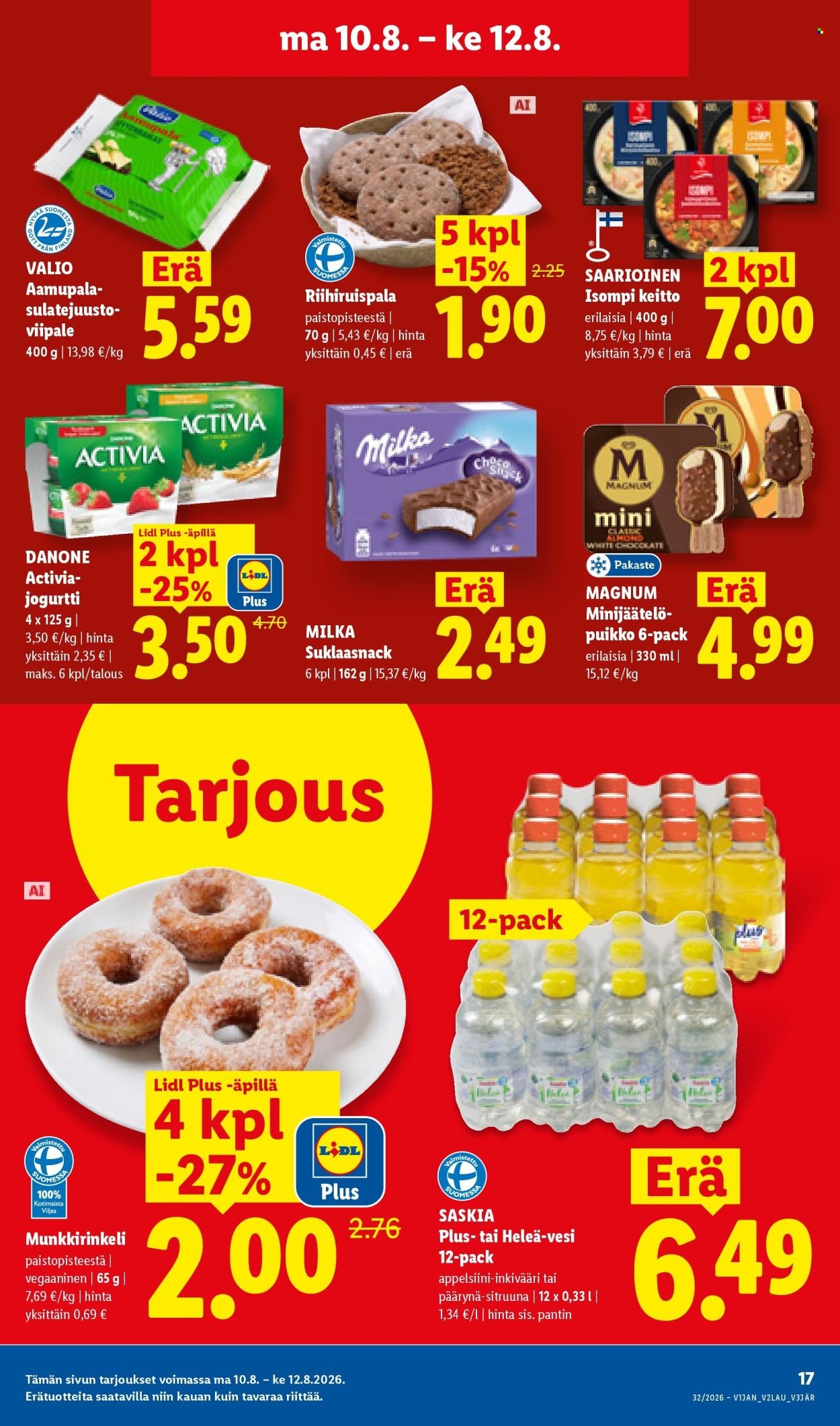 LIDL tarjoukset - Alkaen TO 6.8.2026