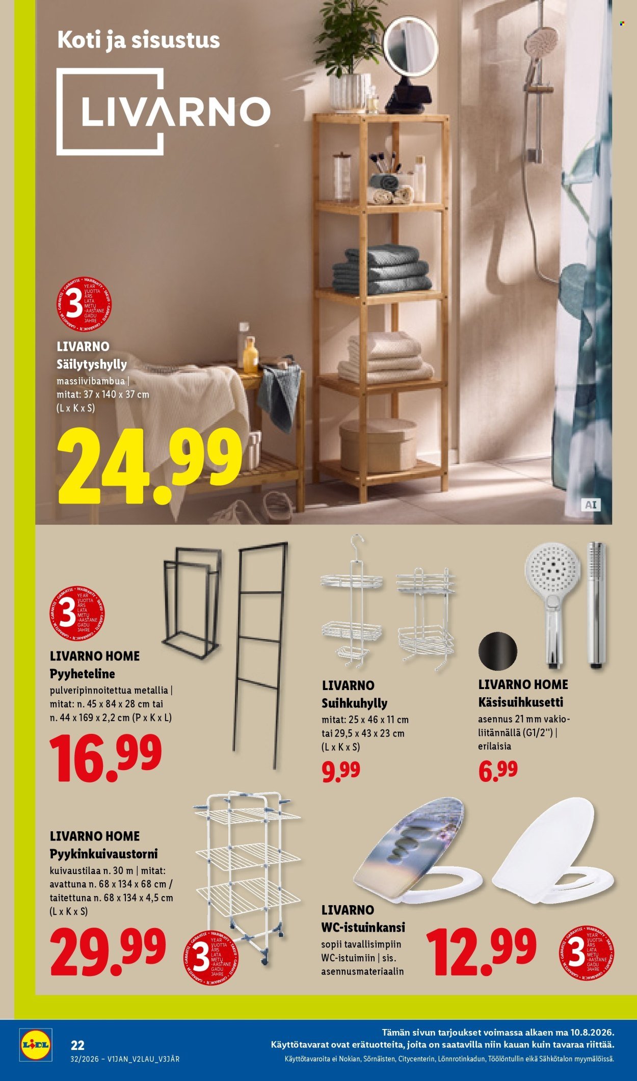 LIDL tarjoukset - Alkaen TO 6.8.2026