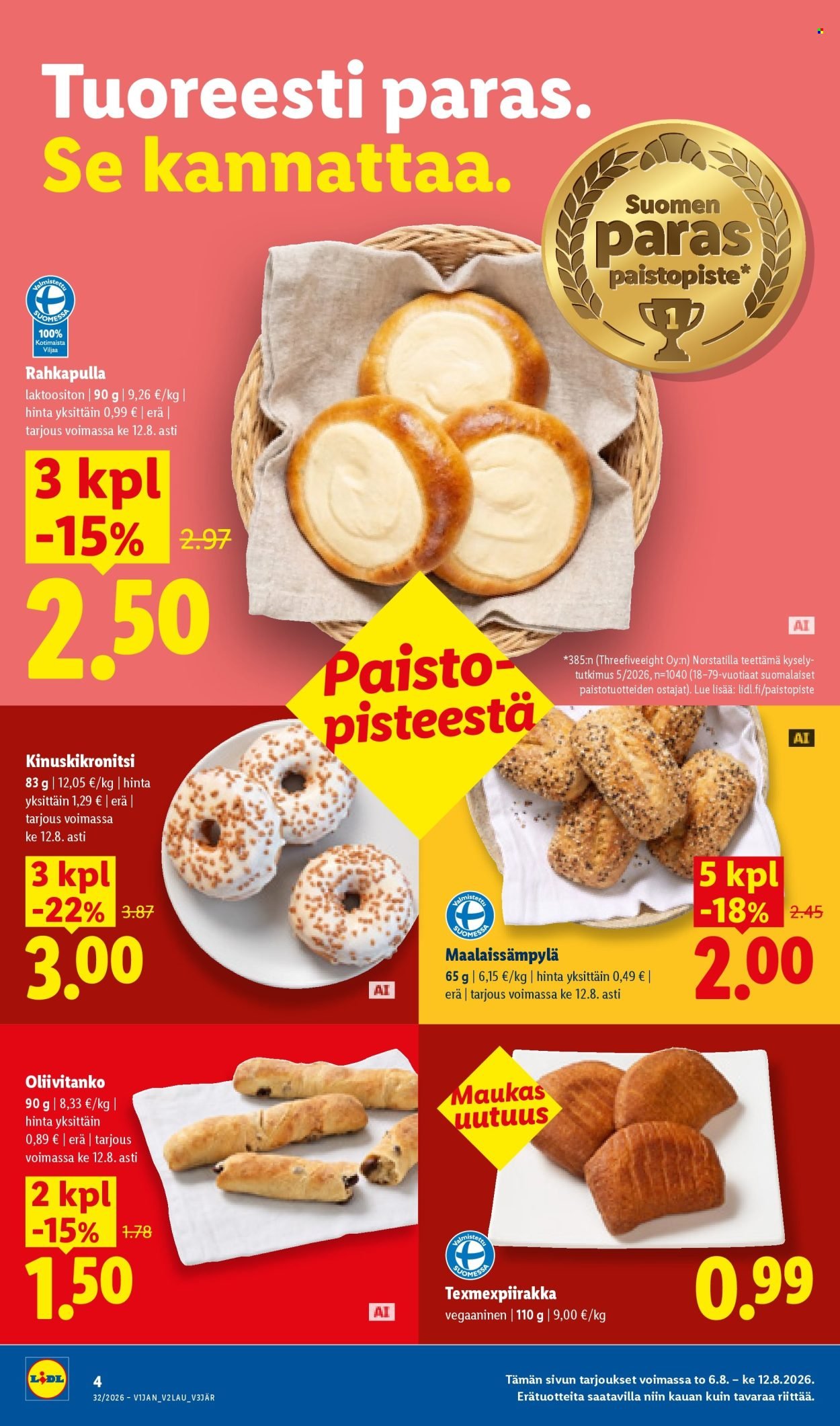 LIDL tarjoukset - Alkaen TO 6.8.2026