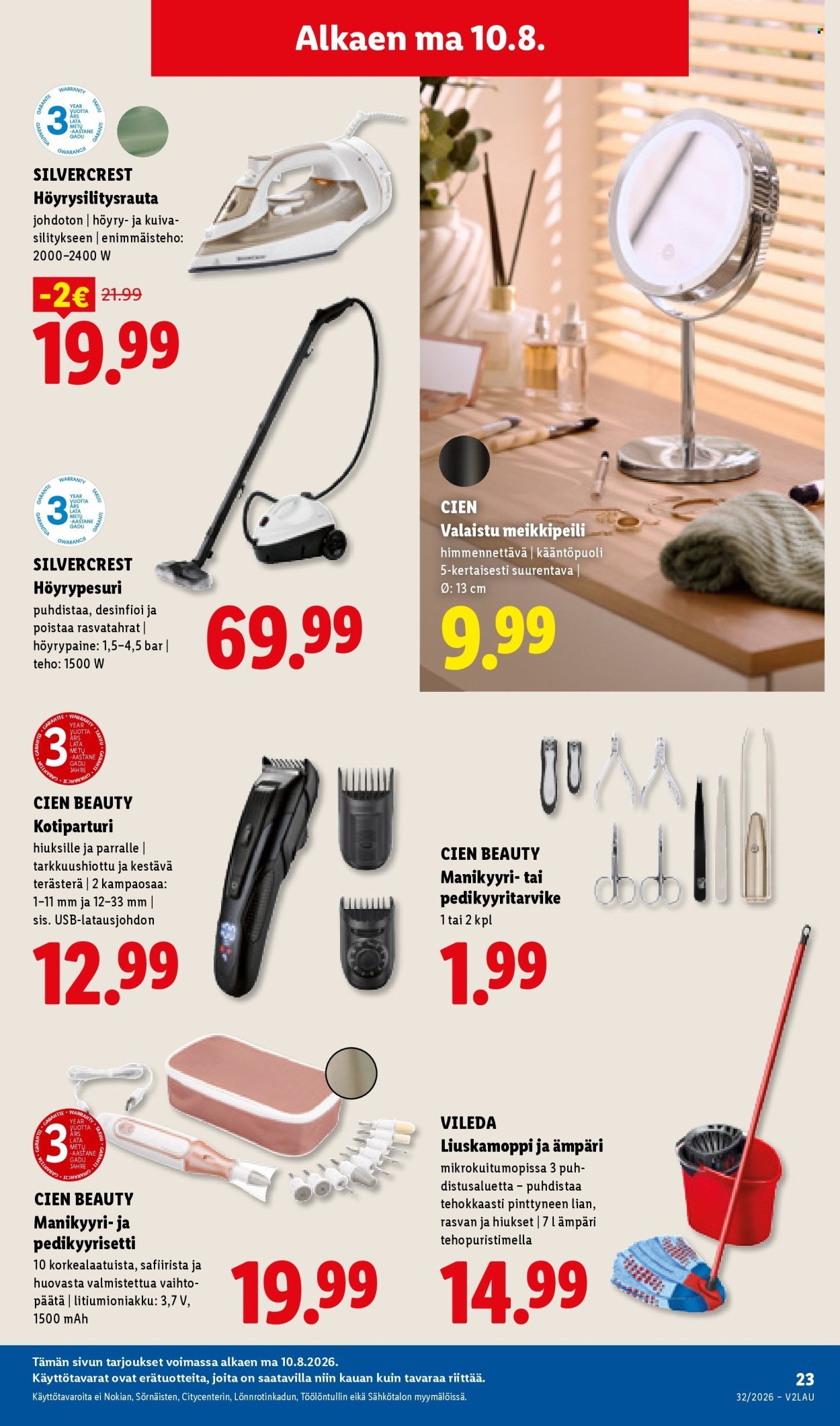 LIDL tarjoukset - Alkaen TO 6.8.2026