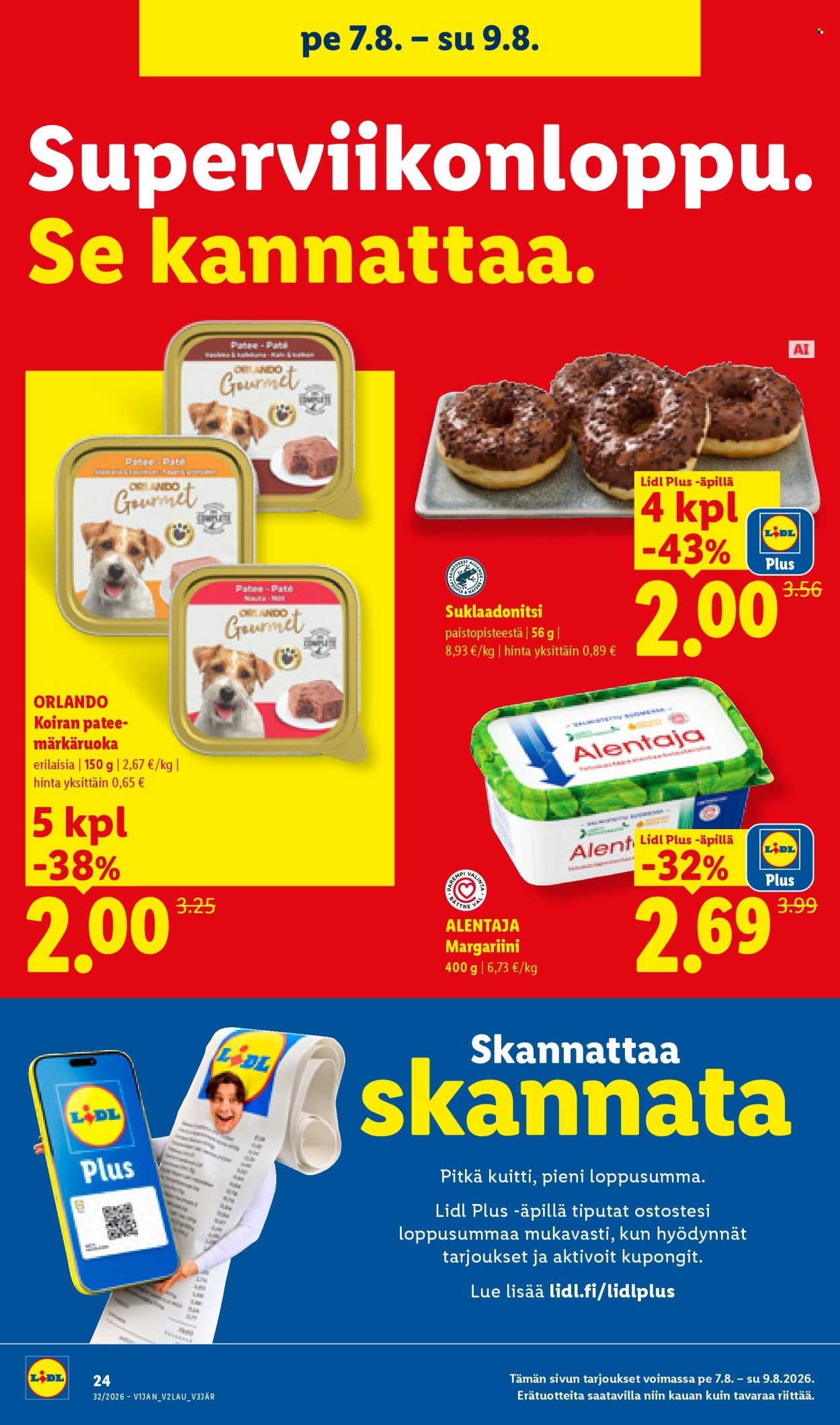 LIDL tarjoukset - Alkaen TO 6.8.2026
