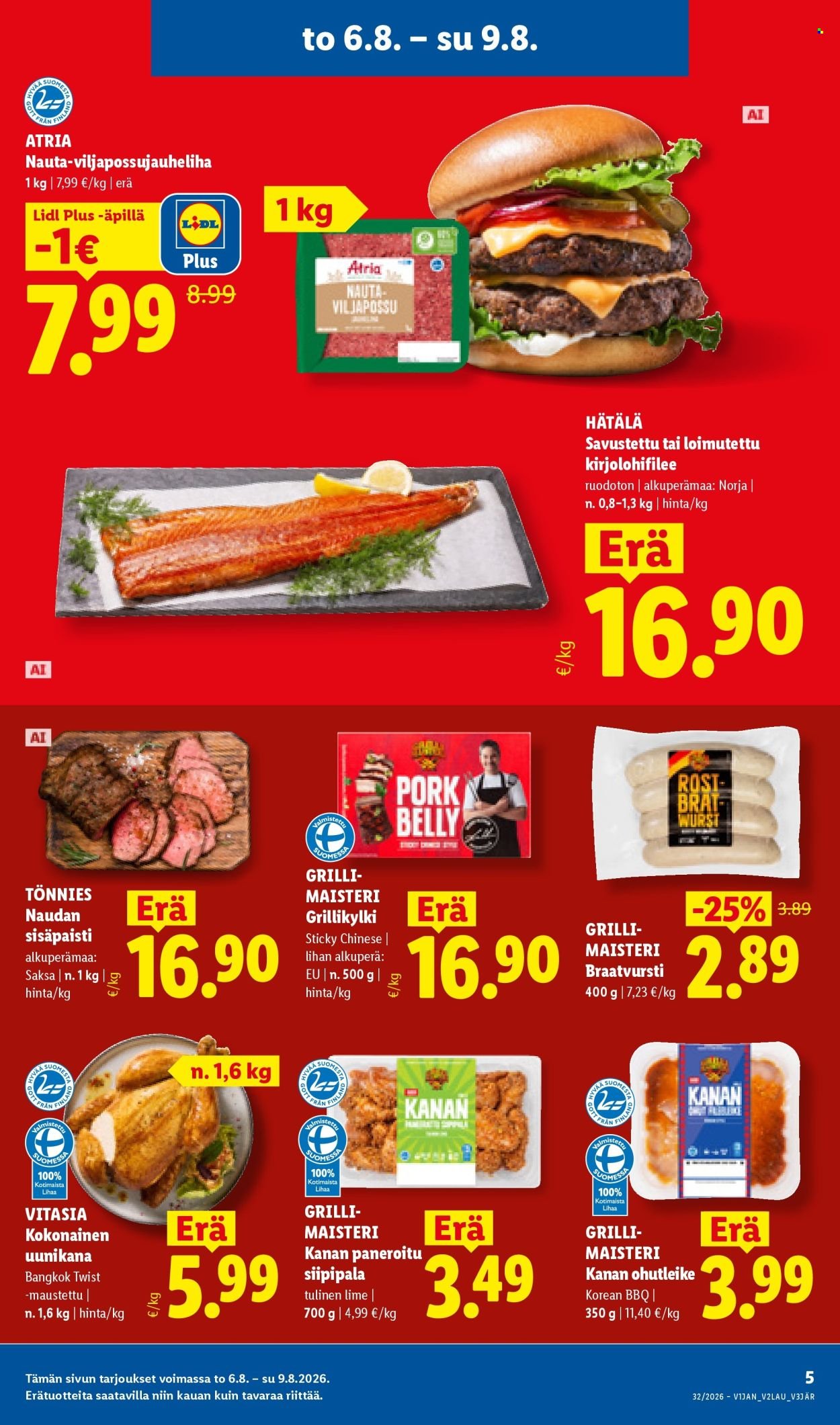 LIDL tarjoukset - Alkaen TO 6.8.2026