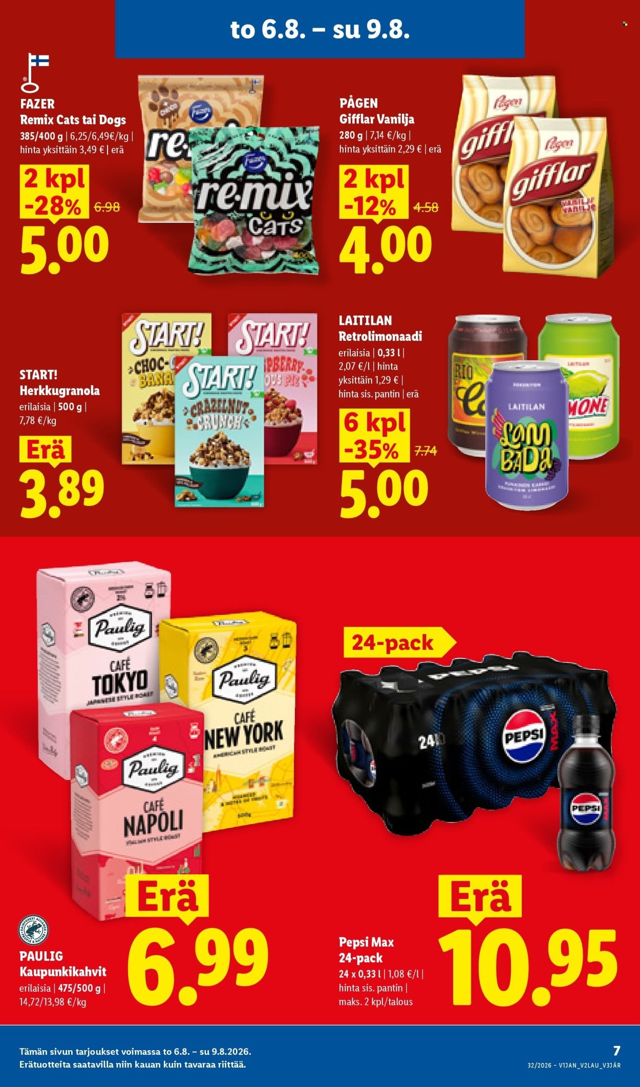 LIDL tarjoukset - Alkaen TO 6.8.2026