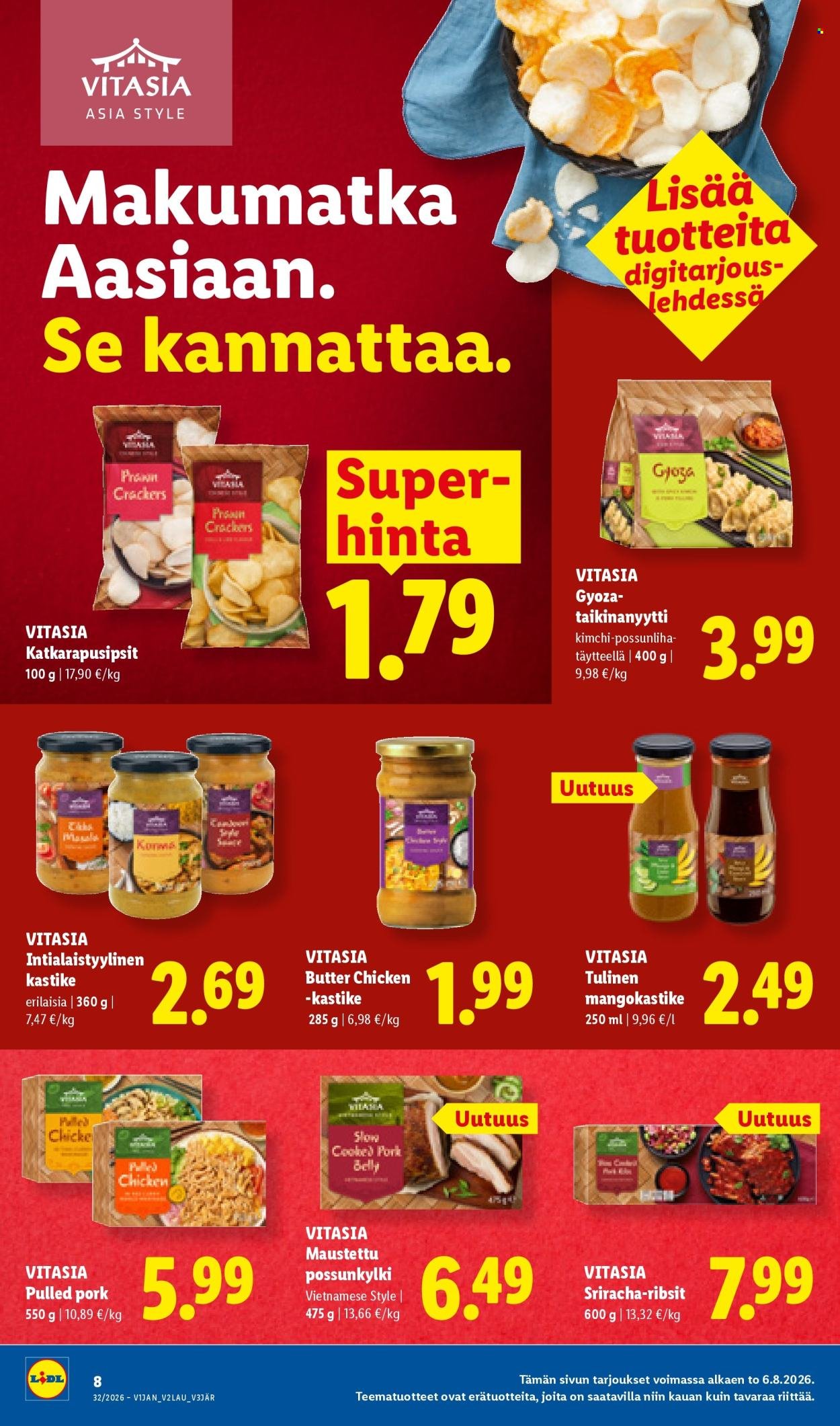LIDL tarjoukset - Alkaen TO 6.8.2026