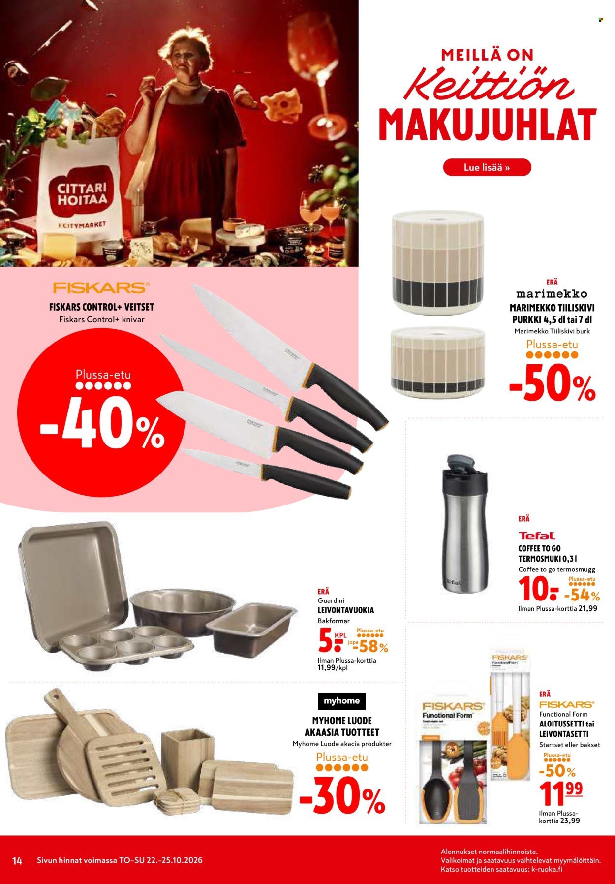 K-CITYMARKET tarjoukset - Alkaen TO 22.10.2026