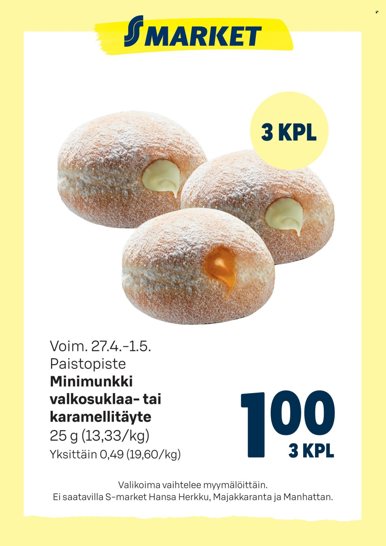 S-MARKET tarjoukset - Minimunkki