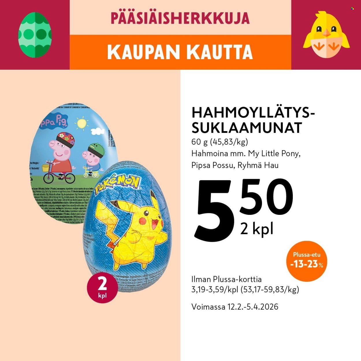 K-MARKET tarjoukset - Alkaen TO 12.2.2026