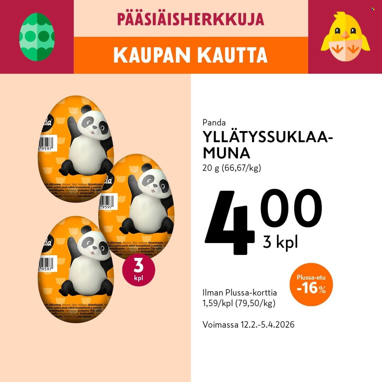 K-MARKET tarjoukset - Alkaen TO 12.2.2026