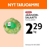 K-MARKET tarjoukset - Alkaen MA 10.11.2025 (2025-11-10 - 2025-11-16)
