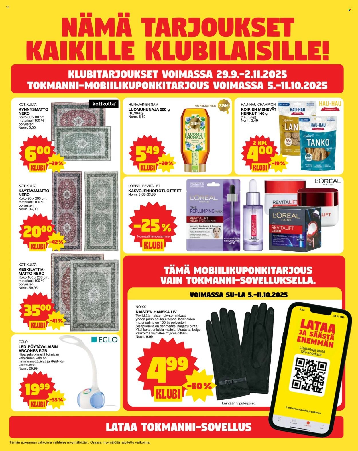 TOKMANNI tarjoukset - Tarjoussanomat (2025-10-06 - 2025-10-12)