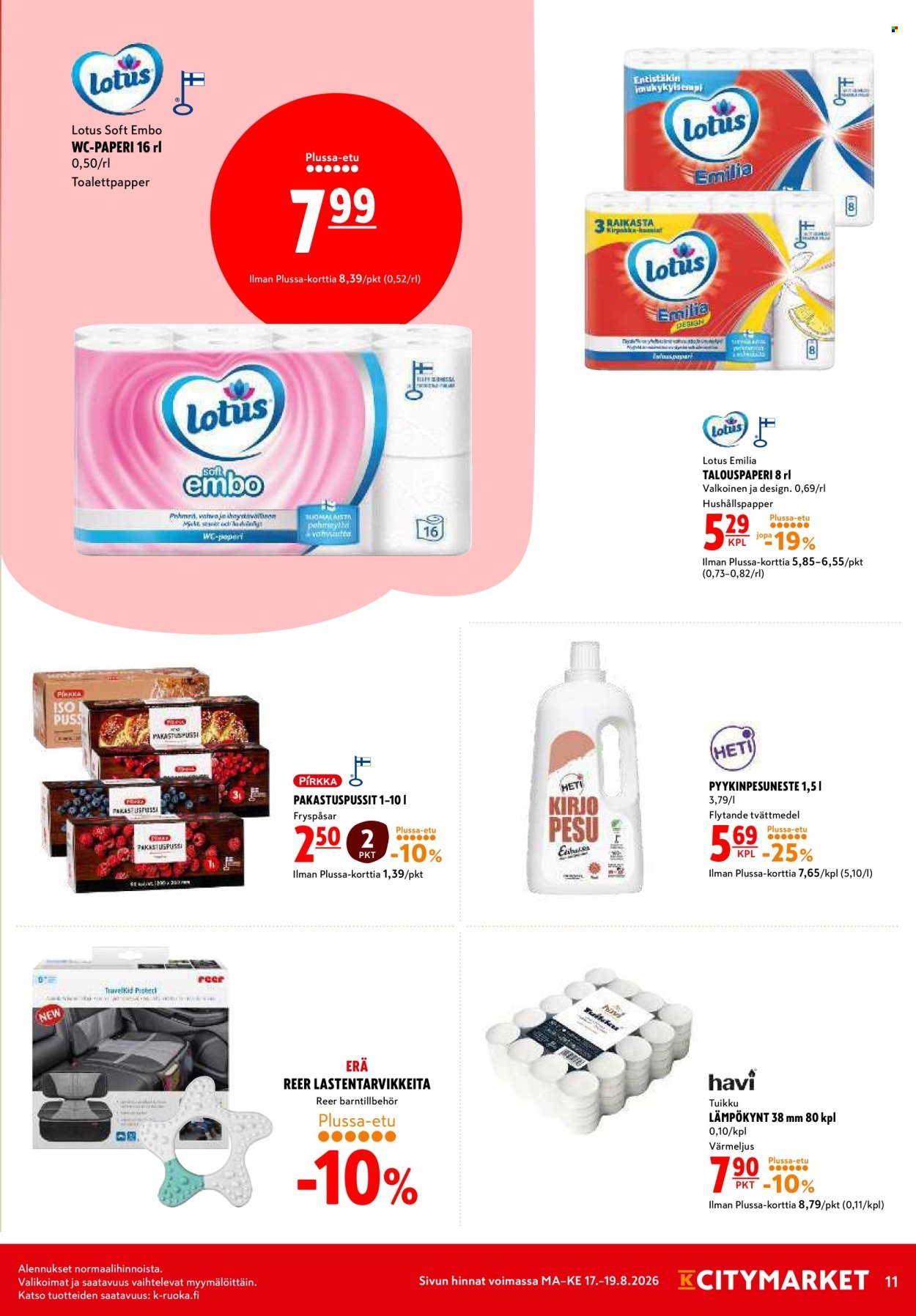 K-CITYMARKET tarjoukset - Alkaen MA 17.8.2026