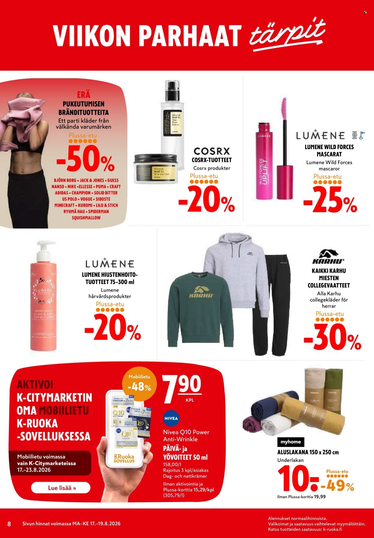K-CITYMARKET tarjoukset - Alkaen MA 17.8.2026