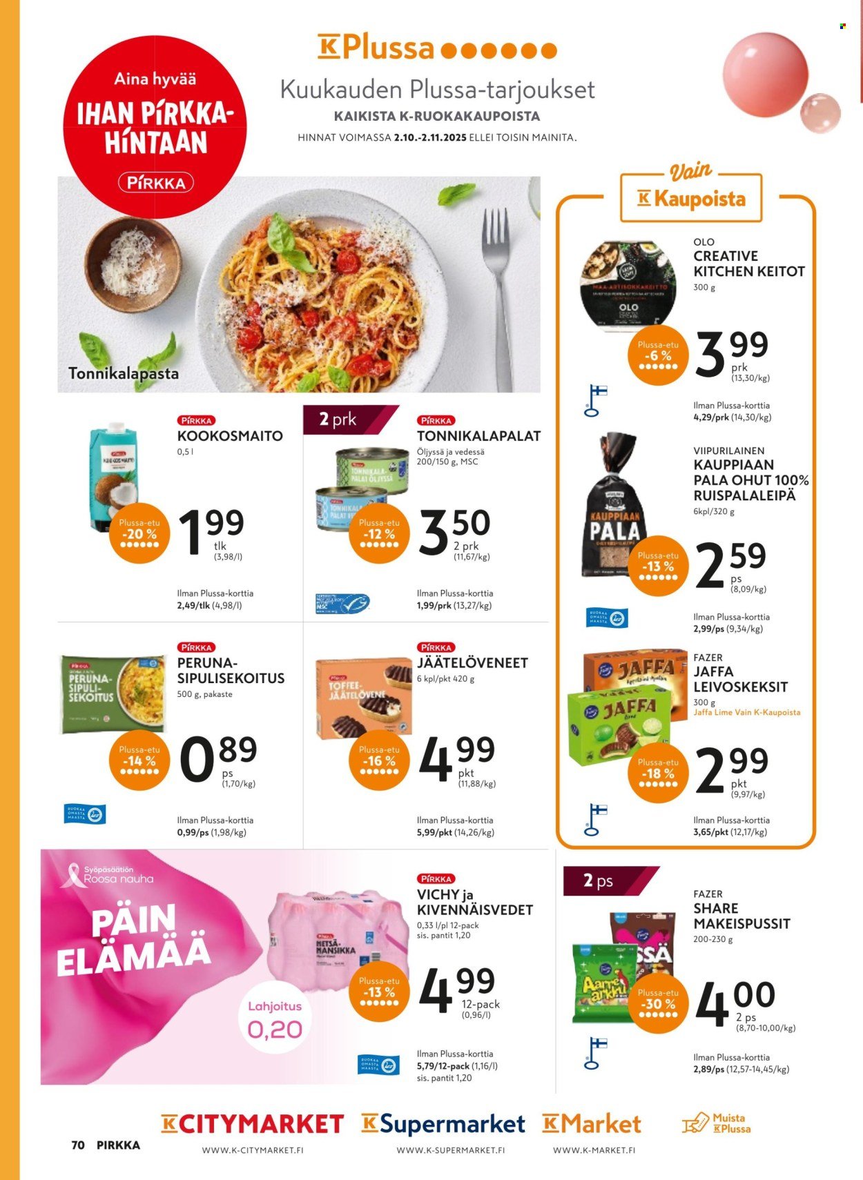 K-SUPERMARKET tarjoukset - Pirkka (2025-10-01 - 2025-11-04)