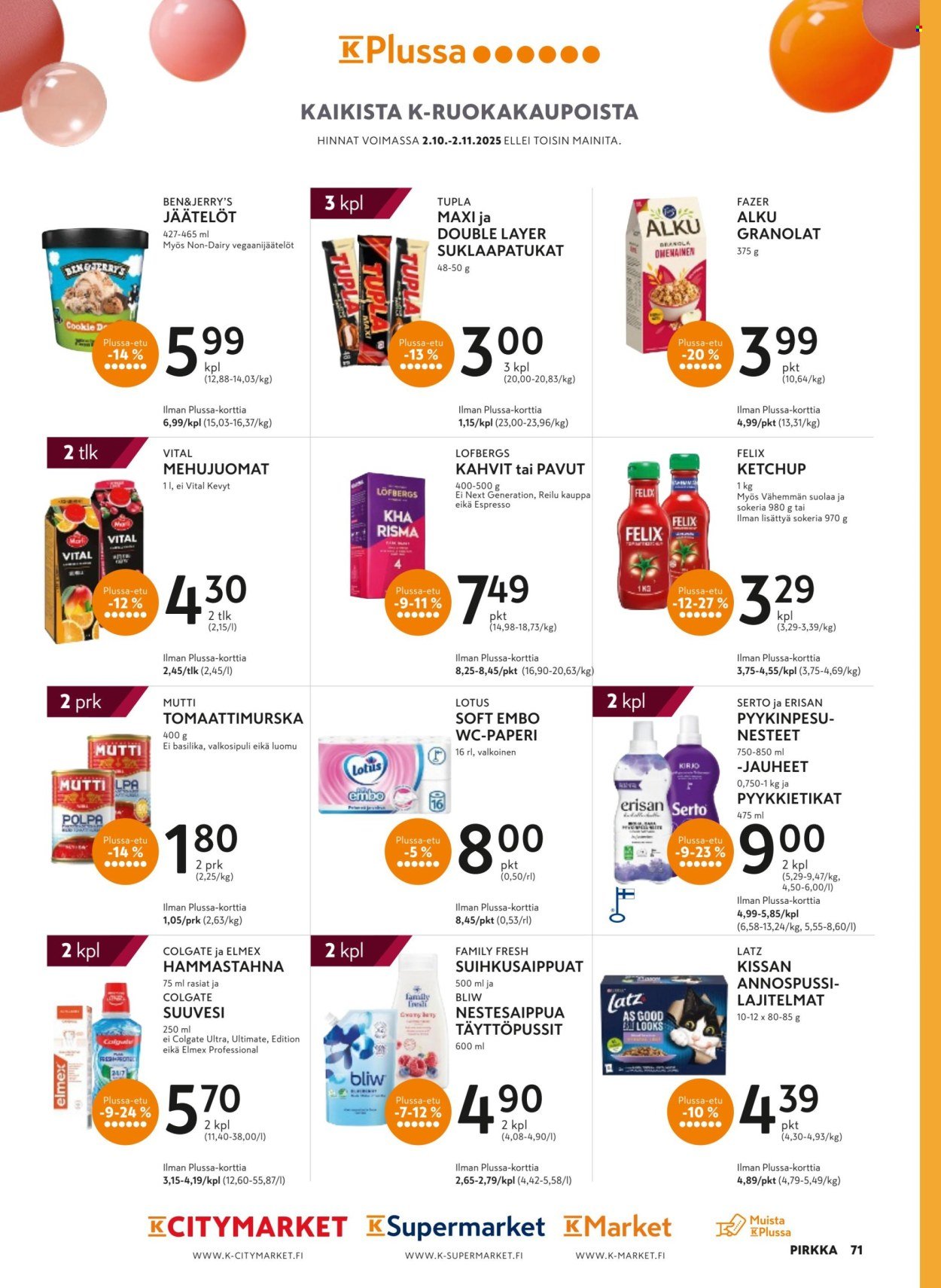K-SUPERMARKET tarjoukset - Pirkka (2025-10-01 - 2025-11-04)