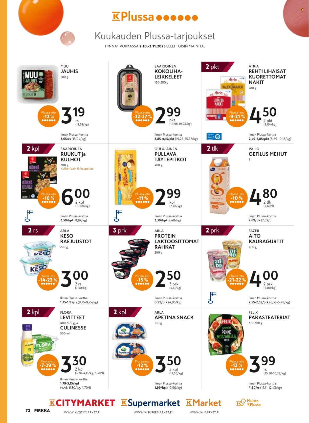 K-SUPERMARKET tarjoukset - Pirkka (2025-10-01 - 2025-11-04)