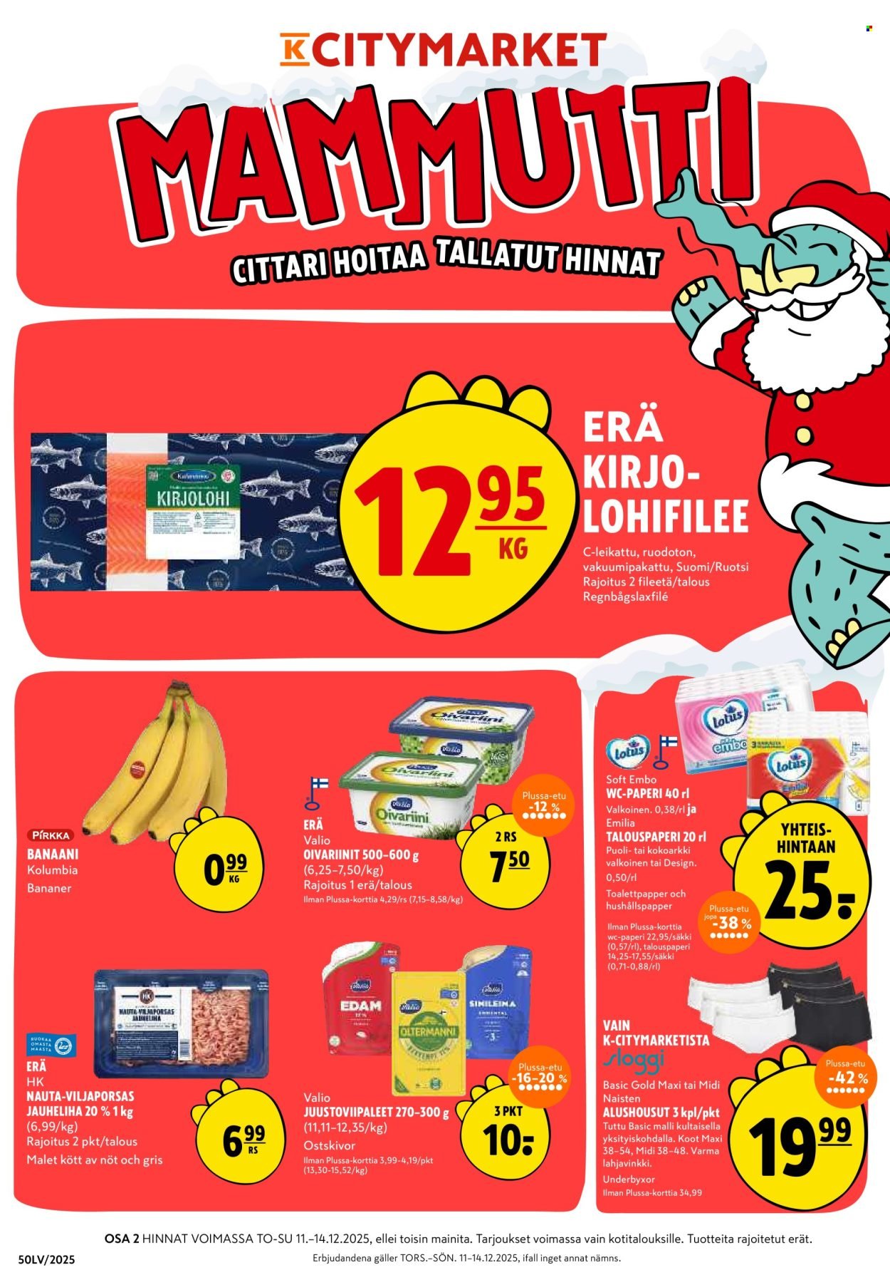 K-CITYMARKET tarjoukset - Alkaen TO 11.12.2025