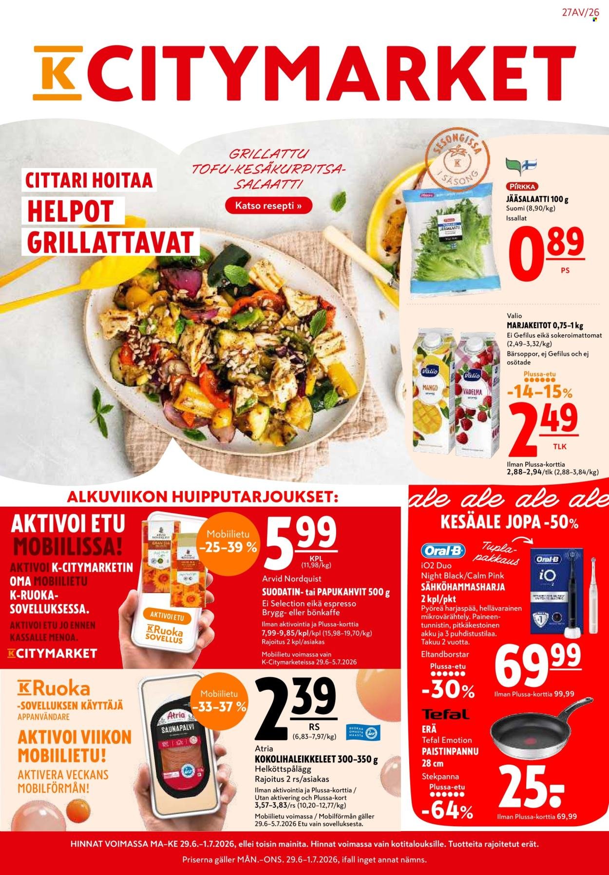 K-CITYMARKET tarjoukset - Alkaen MA 29.6.2026