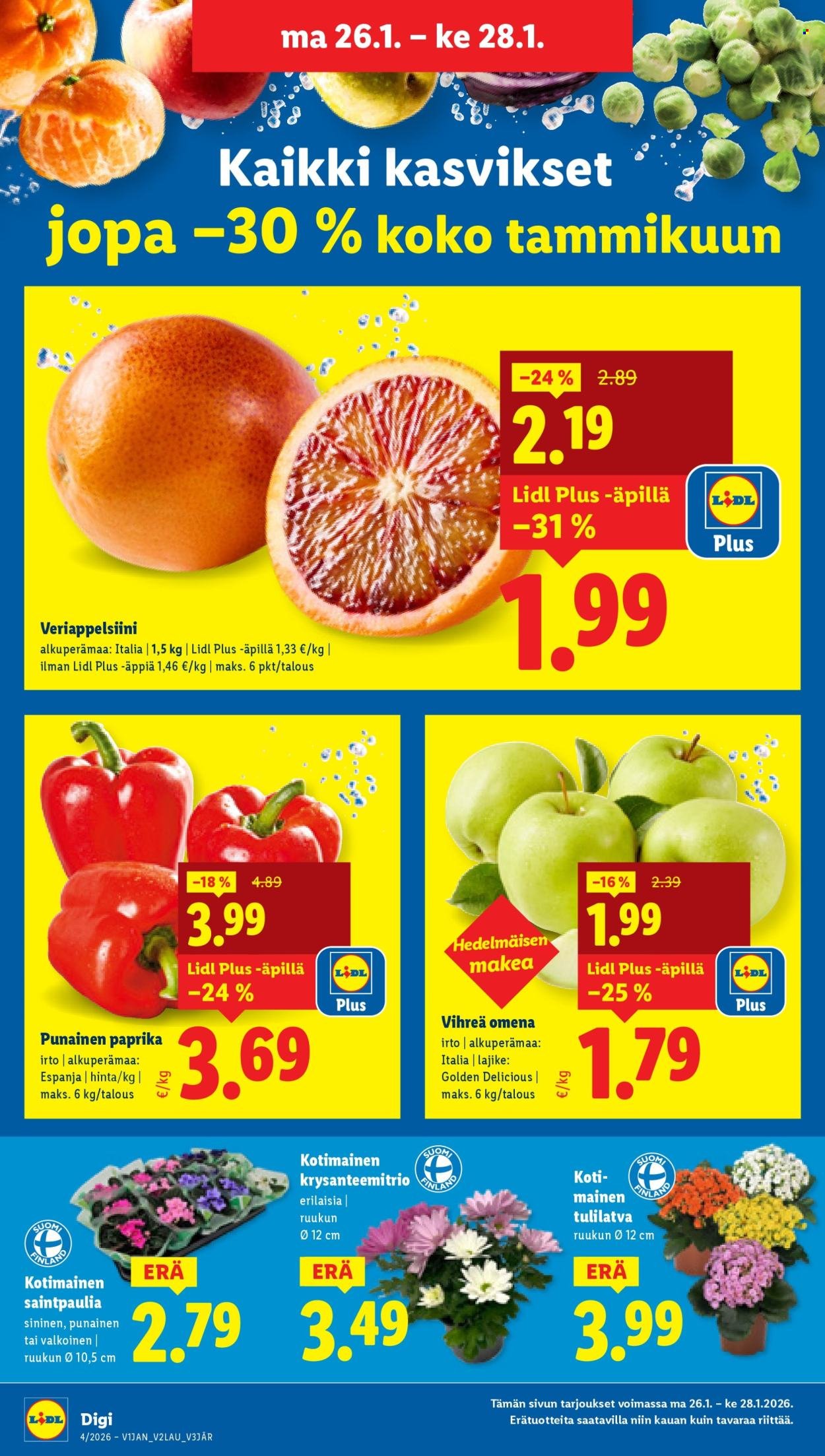 LIDL tarjoukset - Alkaen TO 22.1.2026