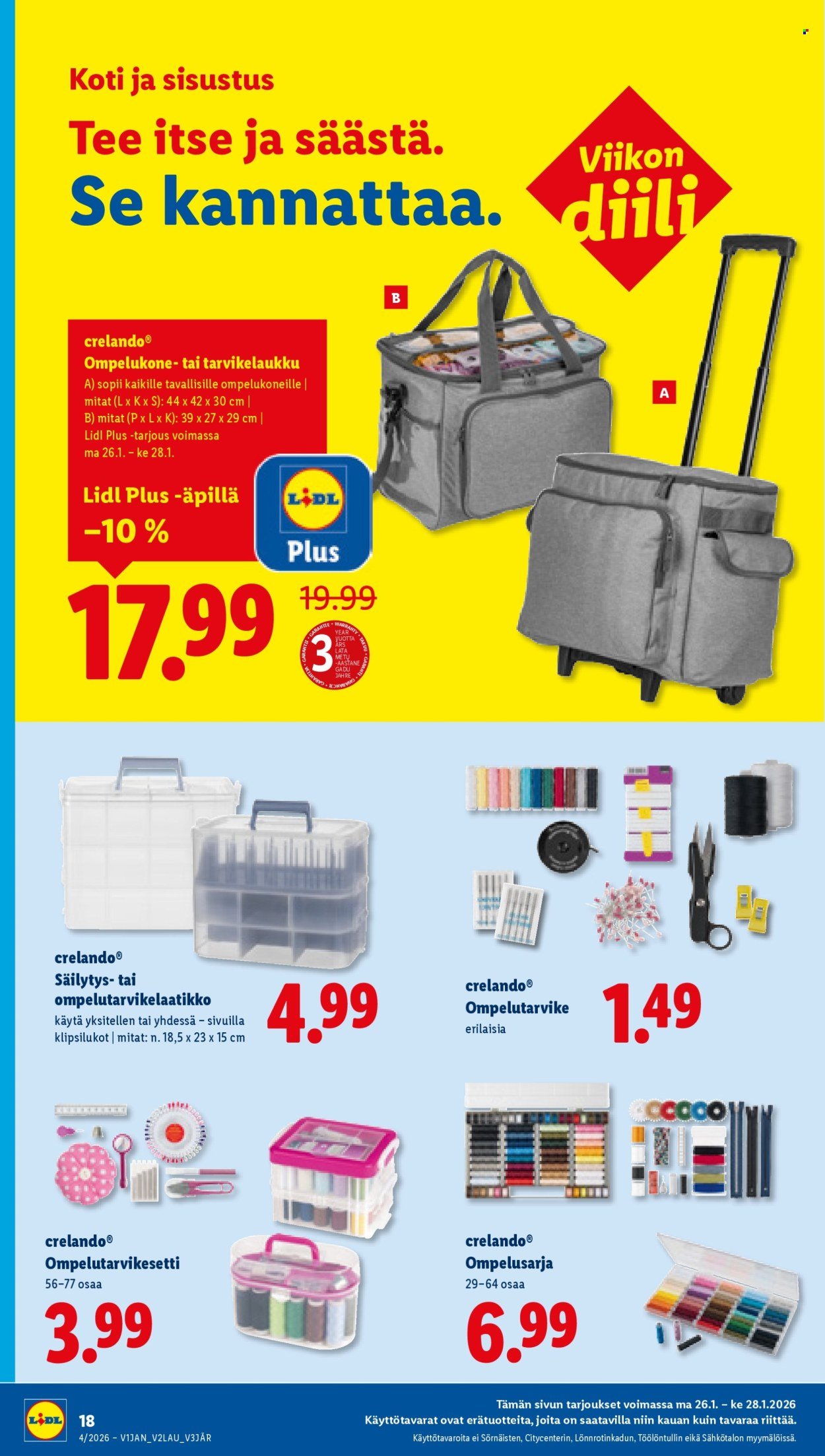LIDL tarjoukset - Alkaen TO 22.1.2026