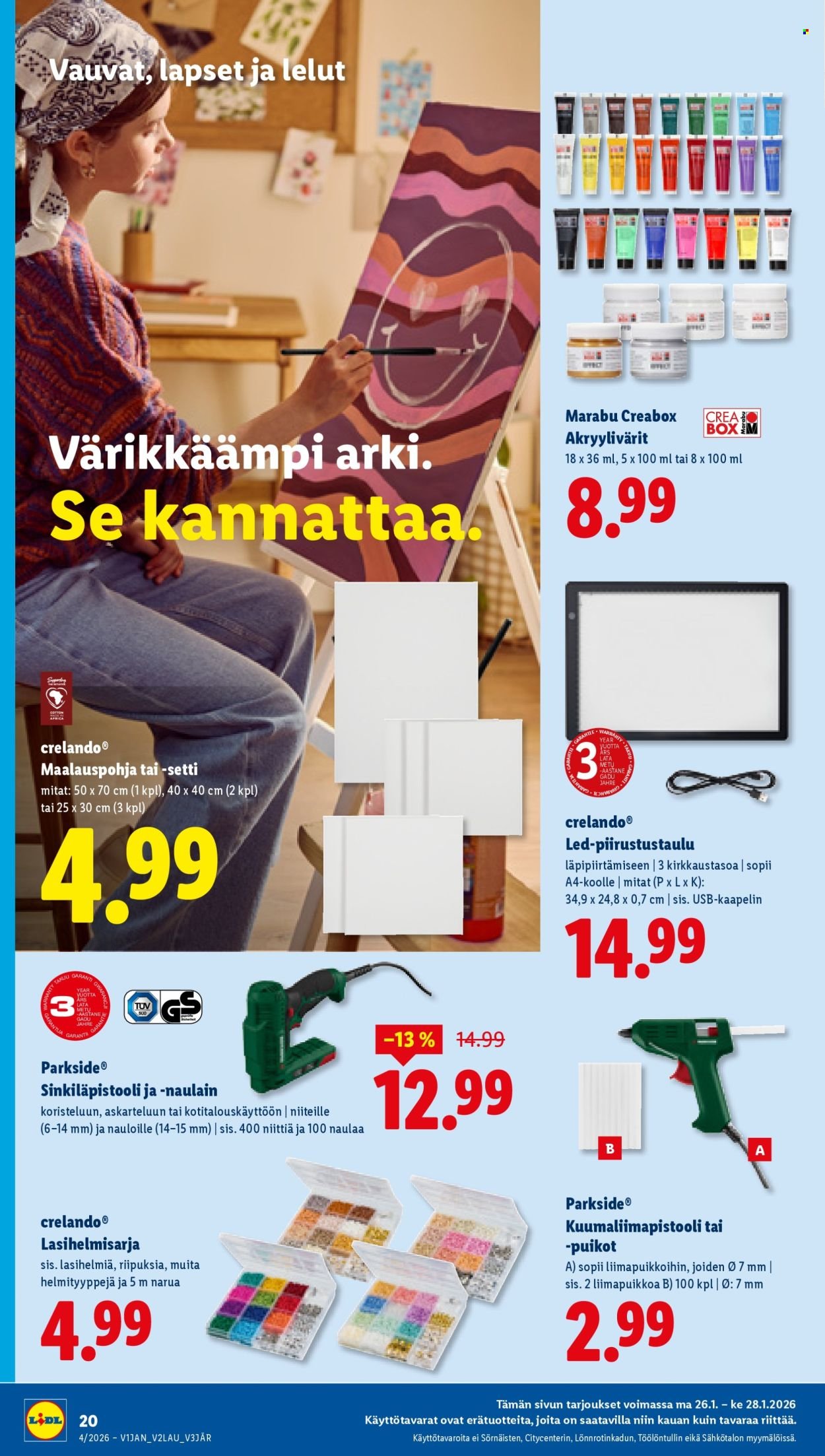 LIDL tarjoukset - Alkaen TO 22.1.2026