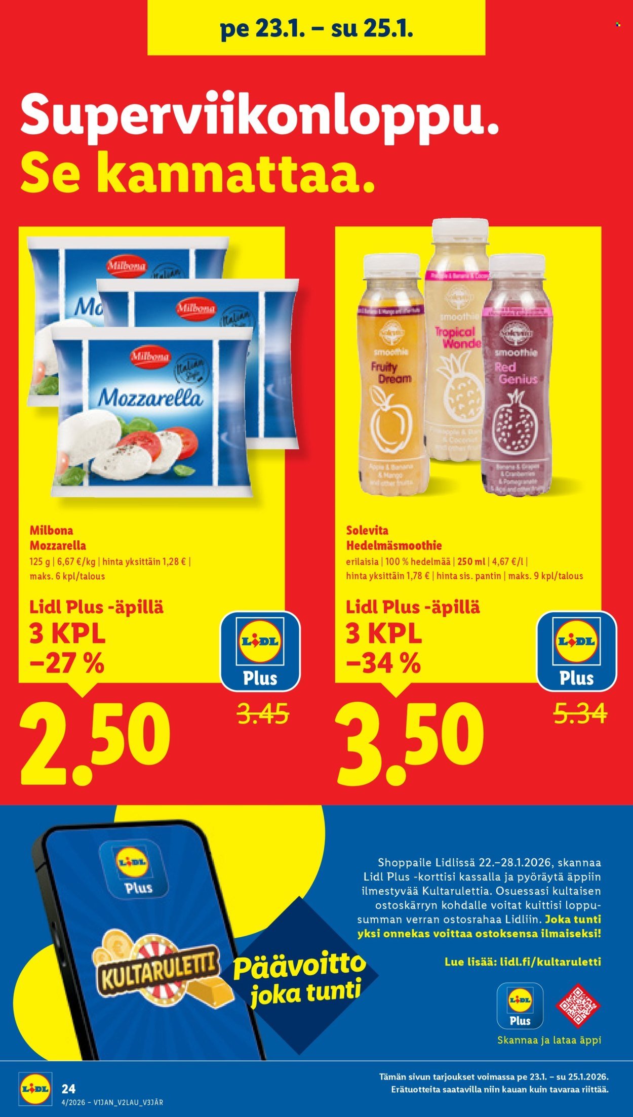 LIDL tarjoukset - Alkaen TO 22.1.2026