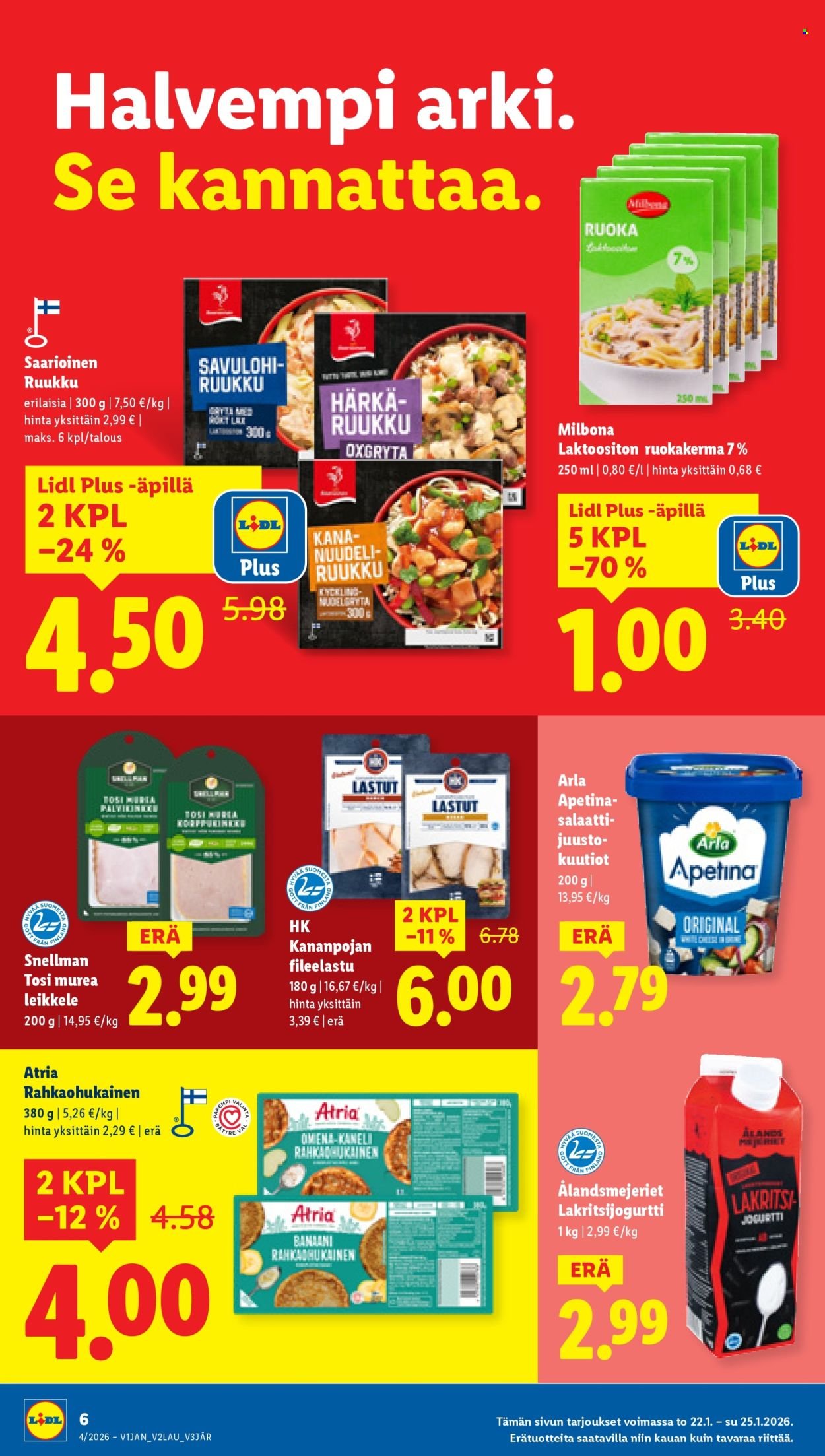 LIDL tarjoukset - Alkaen TO 22.1.2026