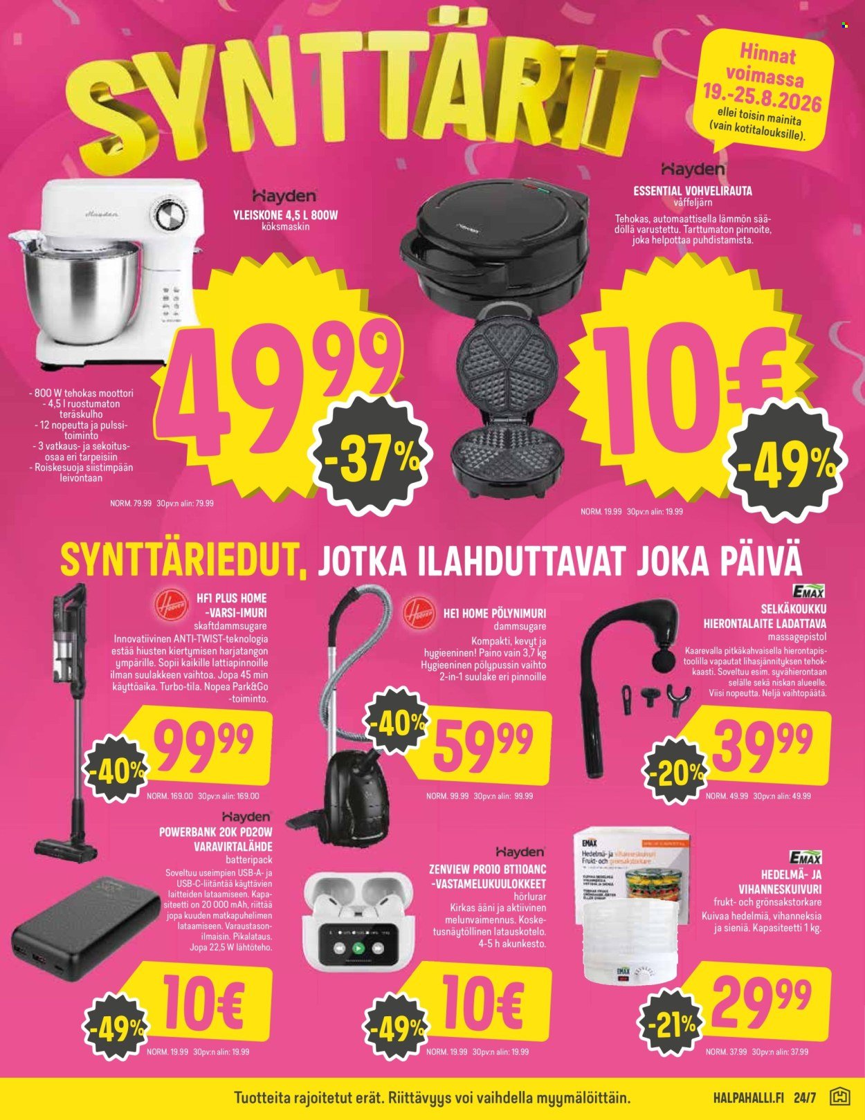 HALPAHALLI tarjoukset - Uusin tarjouslehtemme