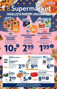 K-SUPERMARKET tarjoukset - Tavallista parempi joulukauppa