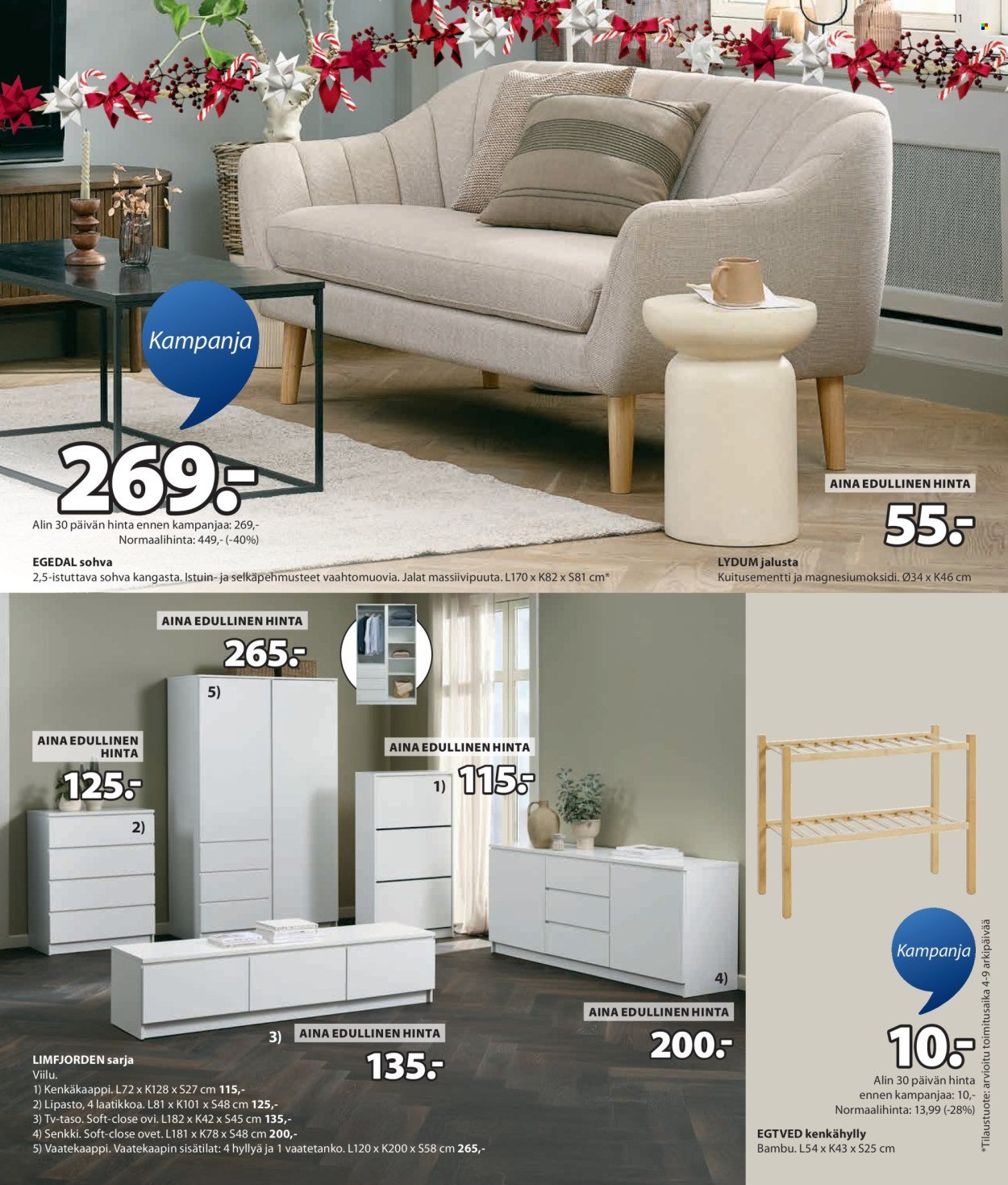 JYSK tarjoukset - Viikon tarjoukset (2025-10-30 - 2025-11-05)