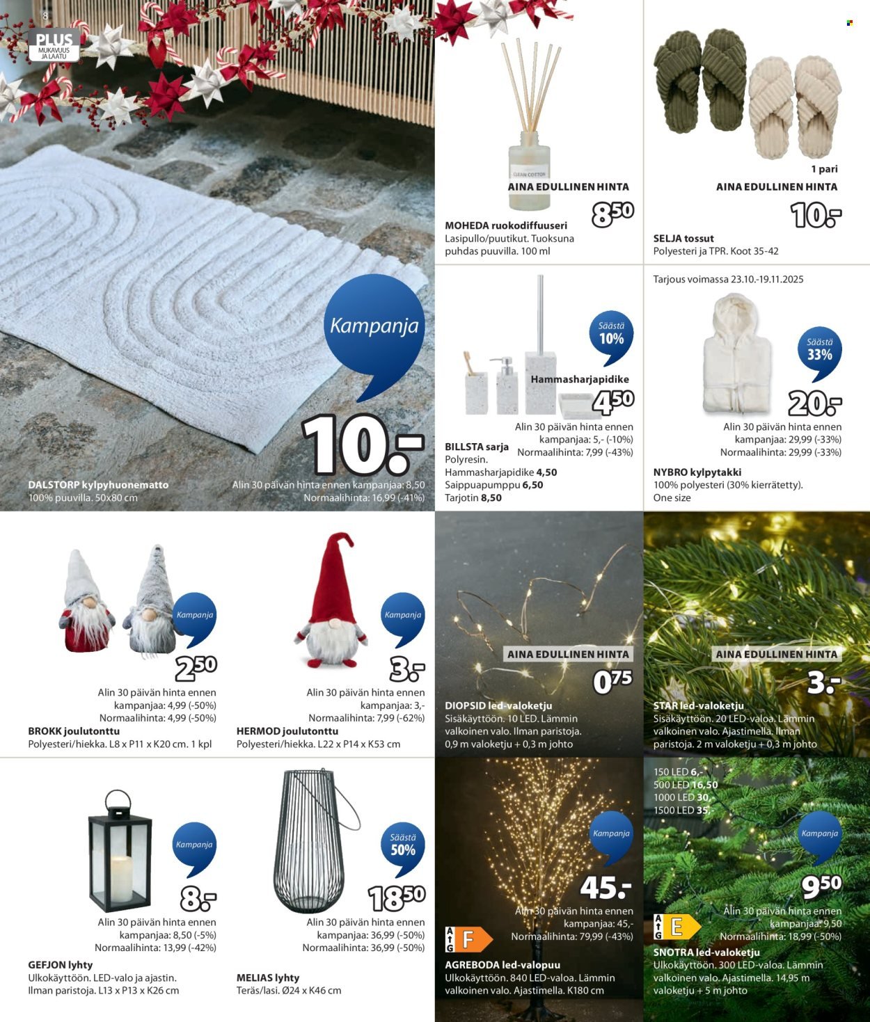 JYSK tarjoukset - Viikon tarjoukset (2025-10-30 - 2025-11-05)