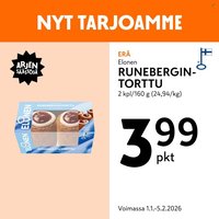 K-MARKET tarjoukset - Alkaen TO 1.1.2026