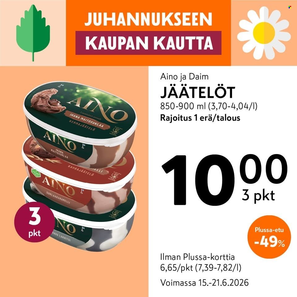 K-MARKET tarjoukset - Alkaen MA 15.6.2026