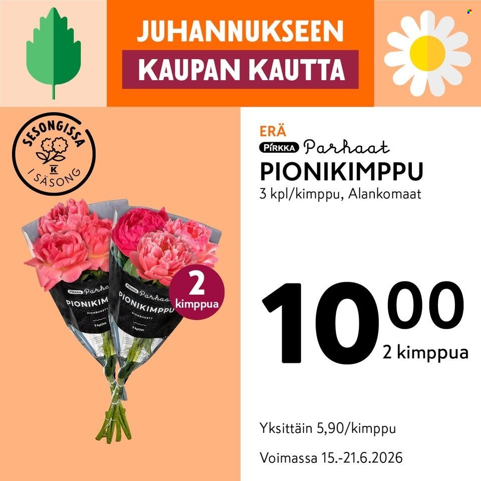 K-MARKET tarjoukset - Alkaen MA 15.6.2026