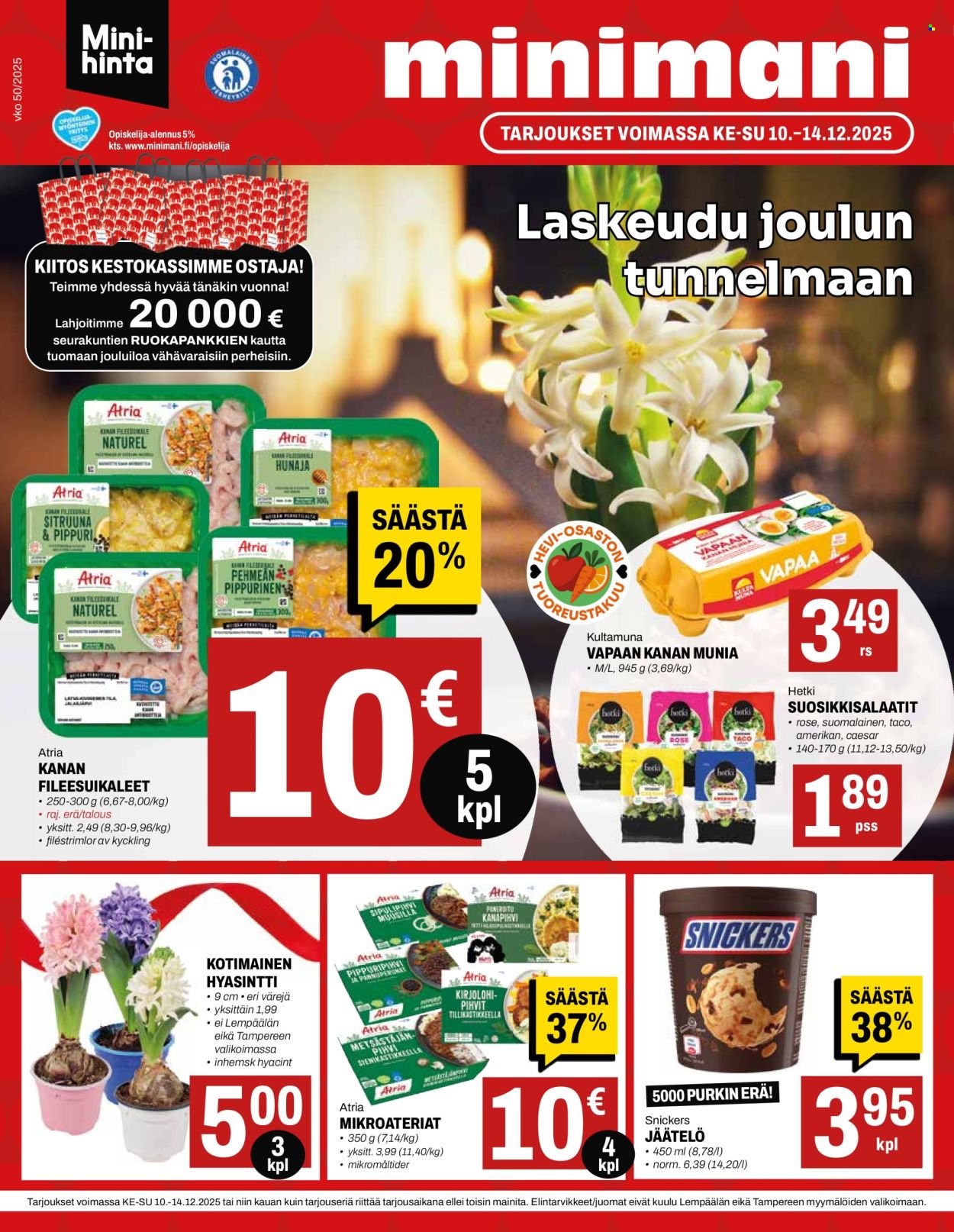 MINIMANI tarjoukset - Alkaen KE 10.12.2025