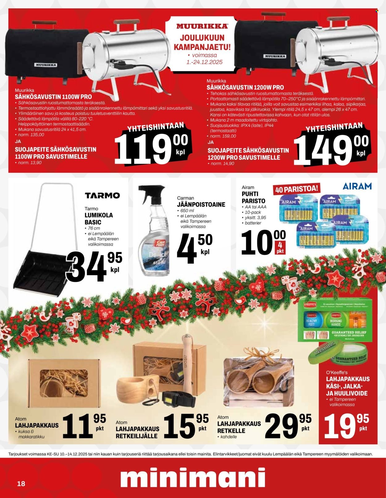 MINIMANI tarjoukset - Alkaen KE 10.12.2025