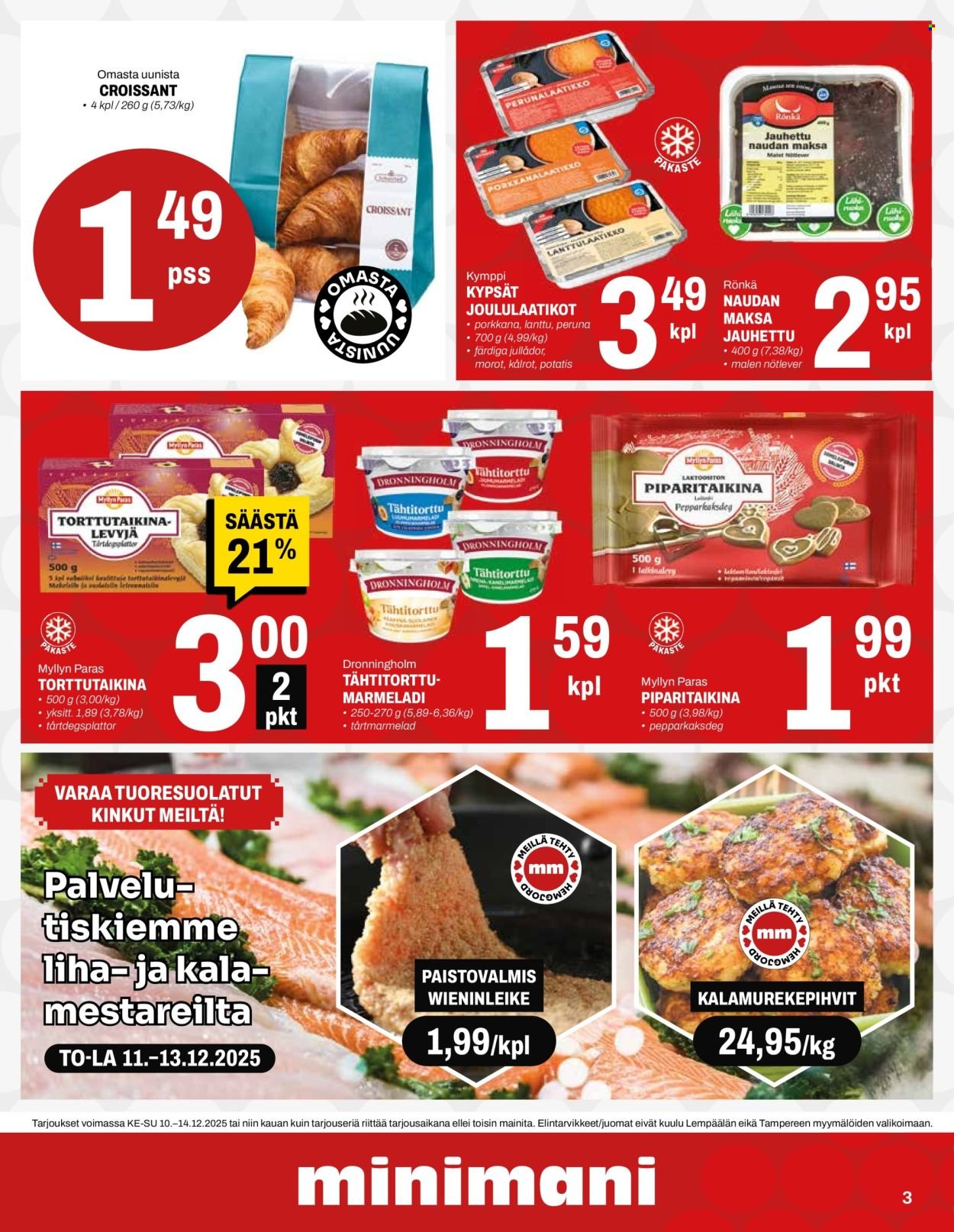 MINIMANI tarjoukset - Alkaen KE 10.12.2025